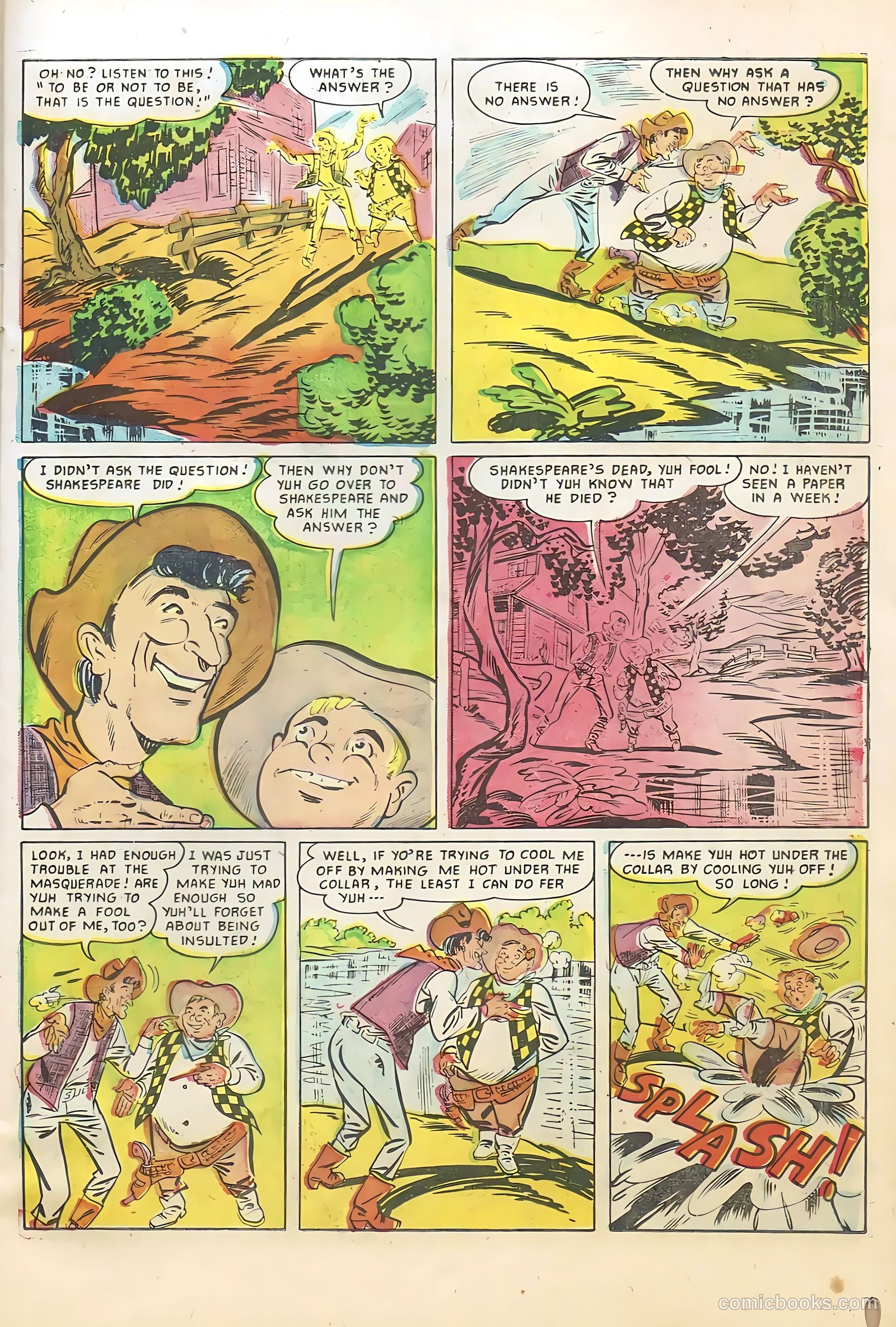 Rocky Lane Western #66 (1955) — page 15 of 36