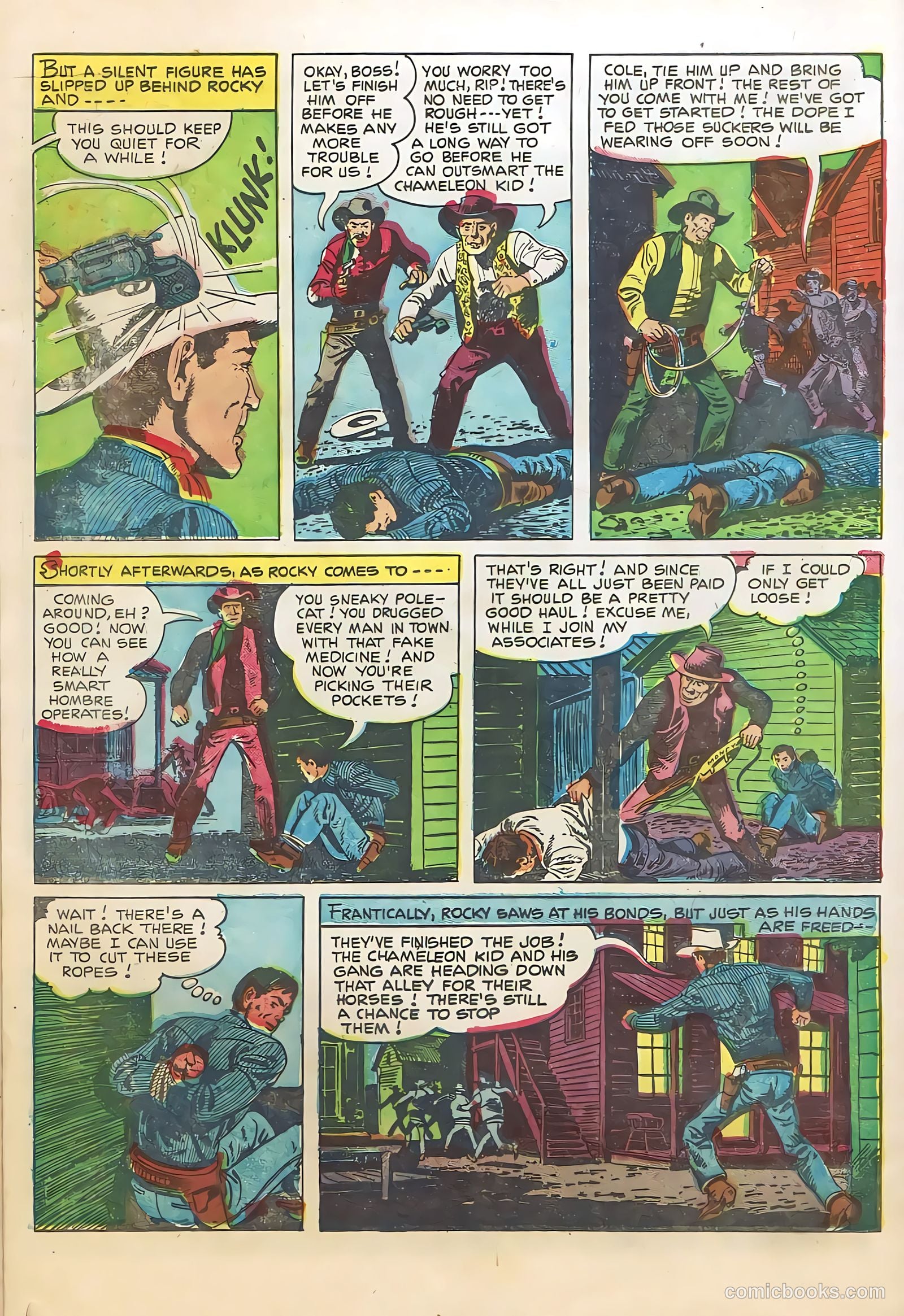 Rocky Lane Western #66 (1955) — page 20 of 36