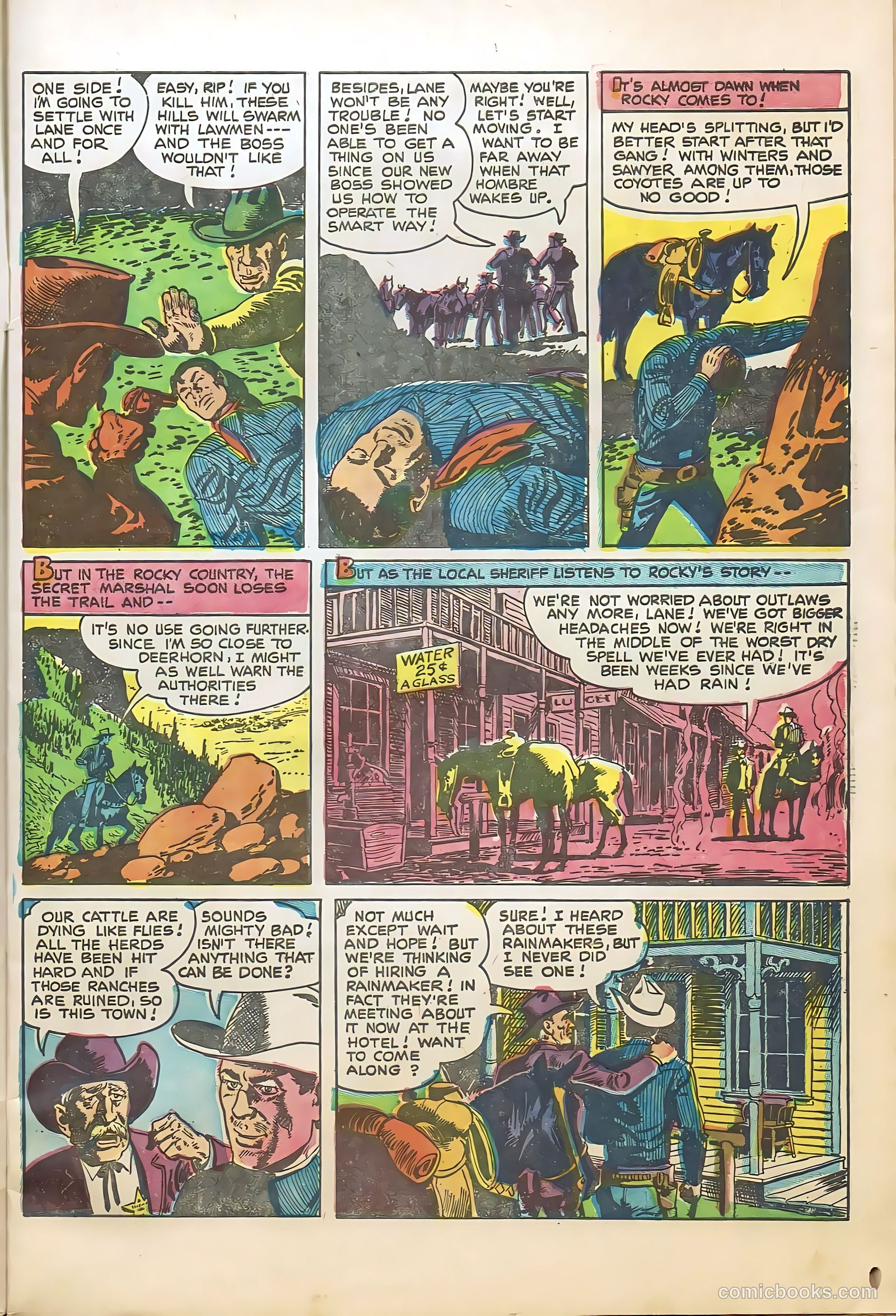 Rocky Lane Western #66 (1955) — page 5 of 36