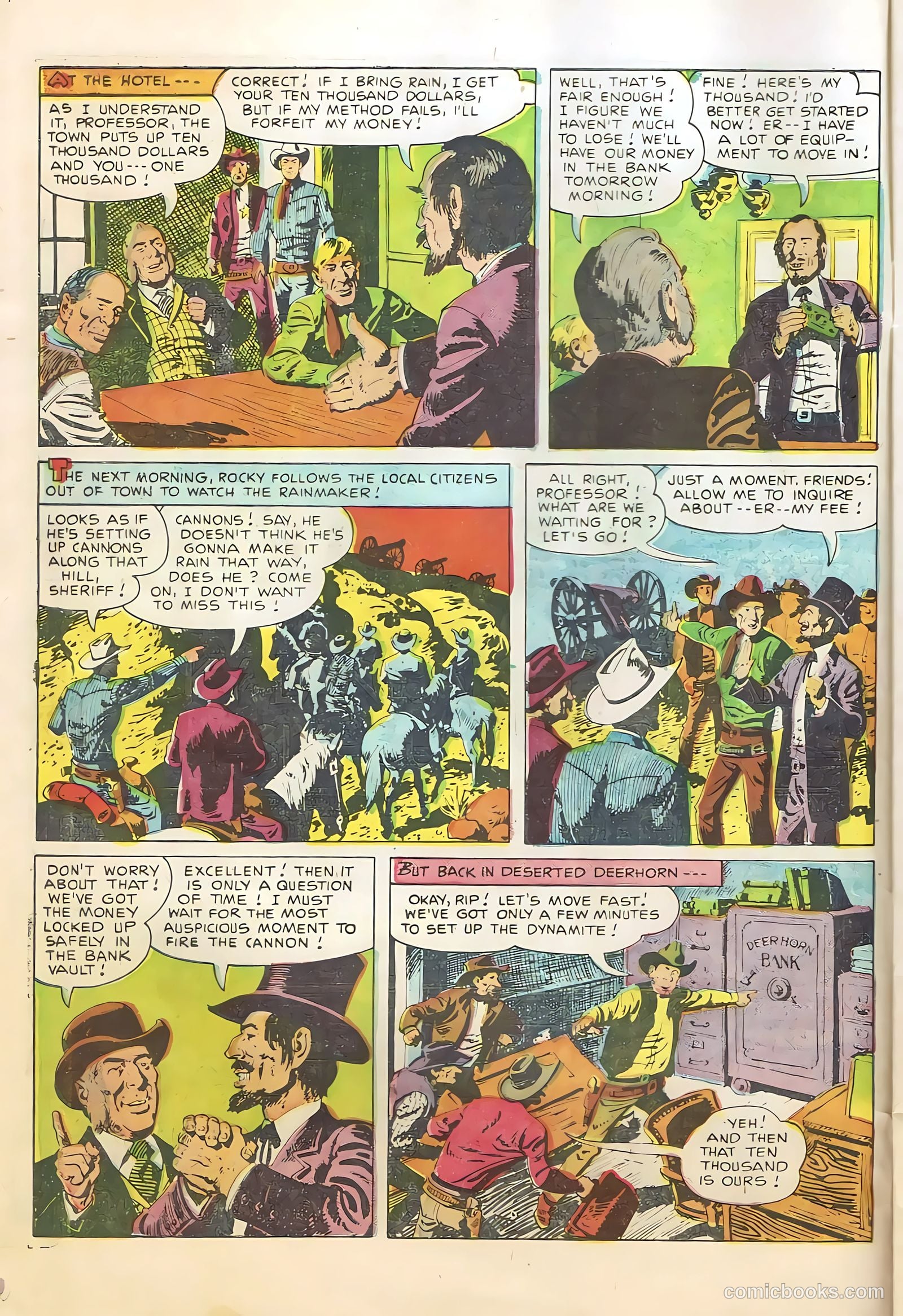 Rocky Lane Western #66 (1955) — page 6 of 36