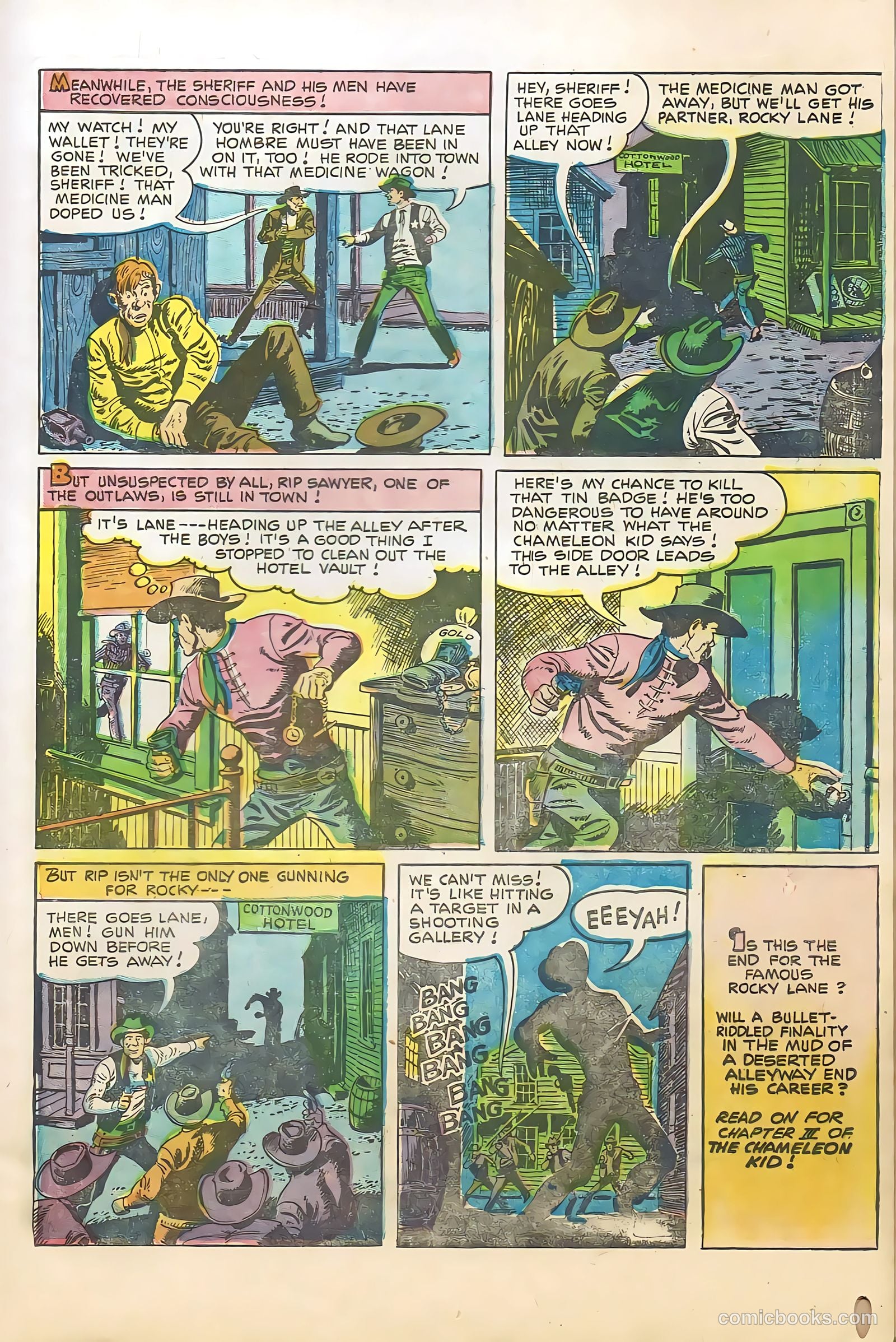 Rocky Lane Western #66 (1955) — page 21 of 36