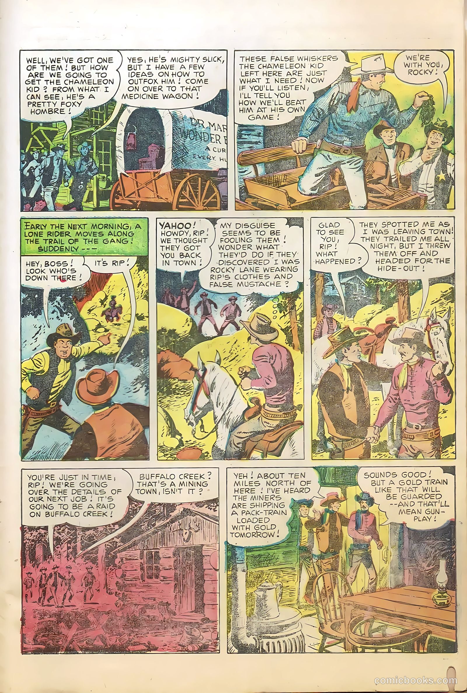 Rocky Lane Western #66 (1955) — page 27 of 36