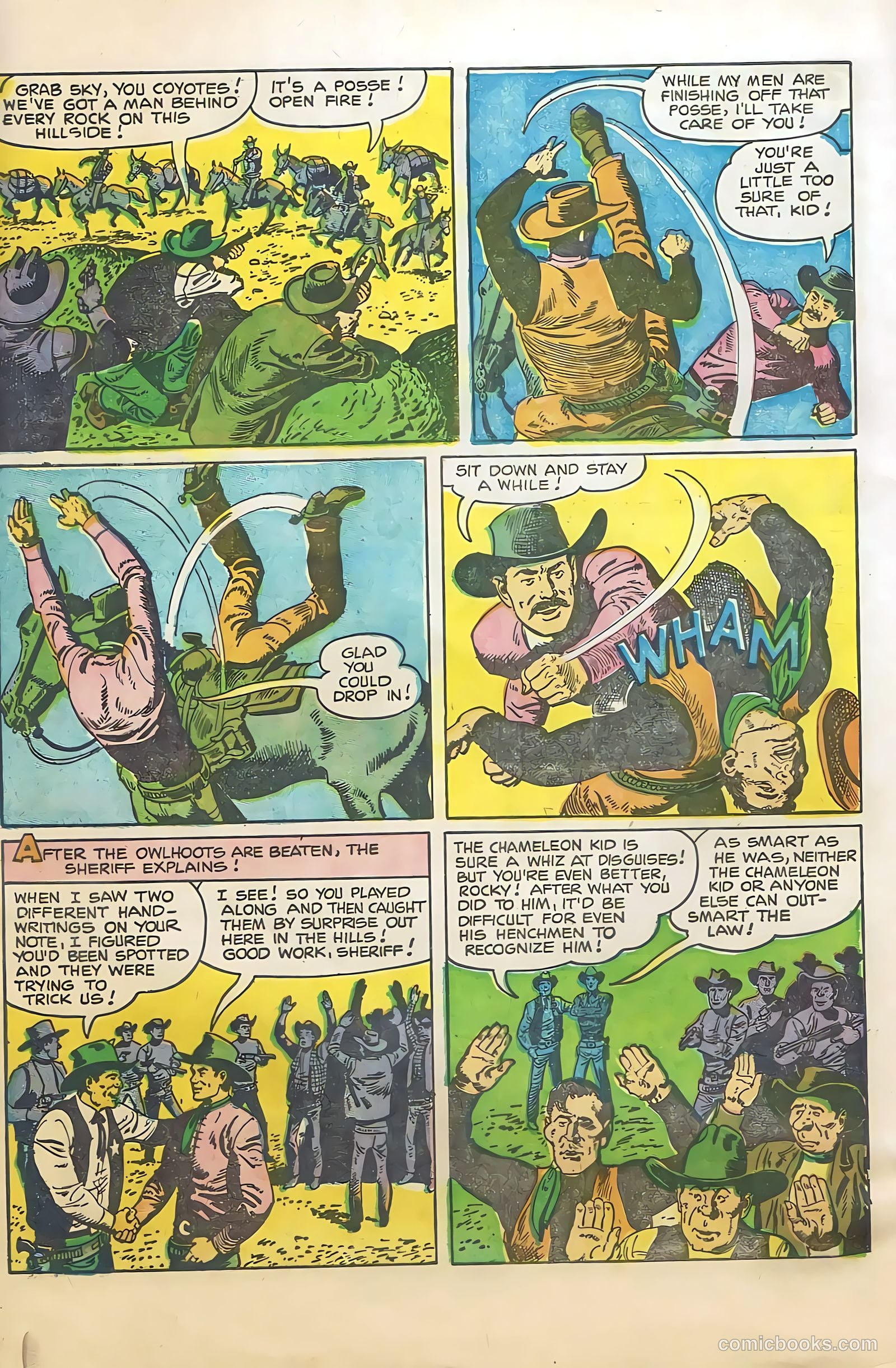 Rocky Lane Western #66 (1955) — page 32 of 36