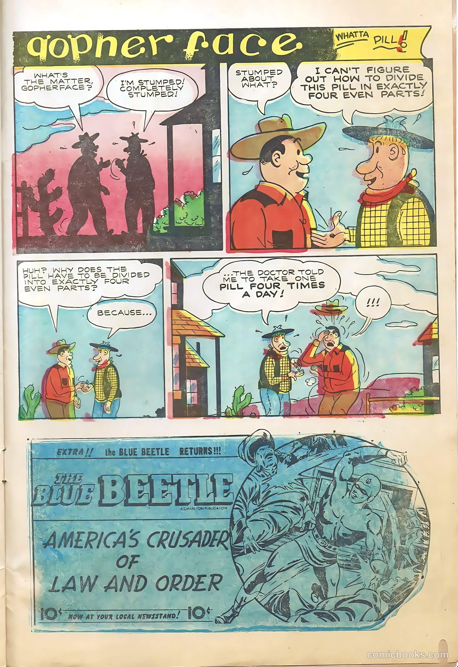 Rocky Lane Western #66 (1955) — page 33 of 36