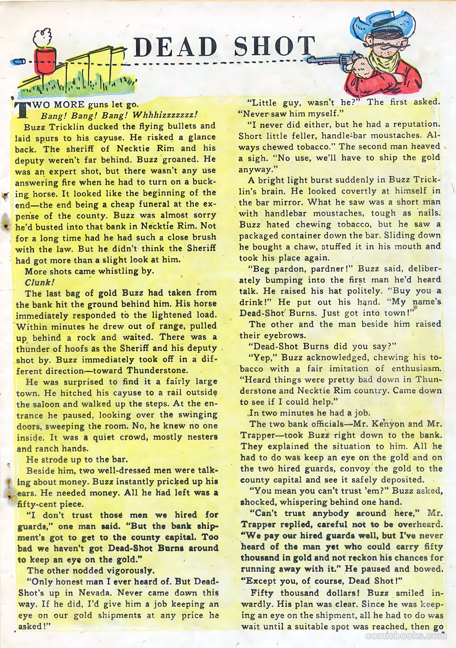 Rocky Lane Western #67 (1955) — page 13 of 36