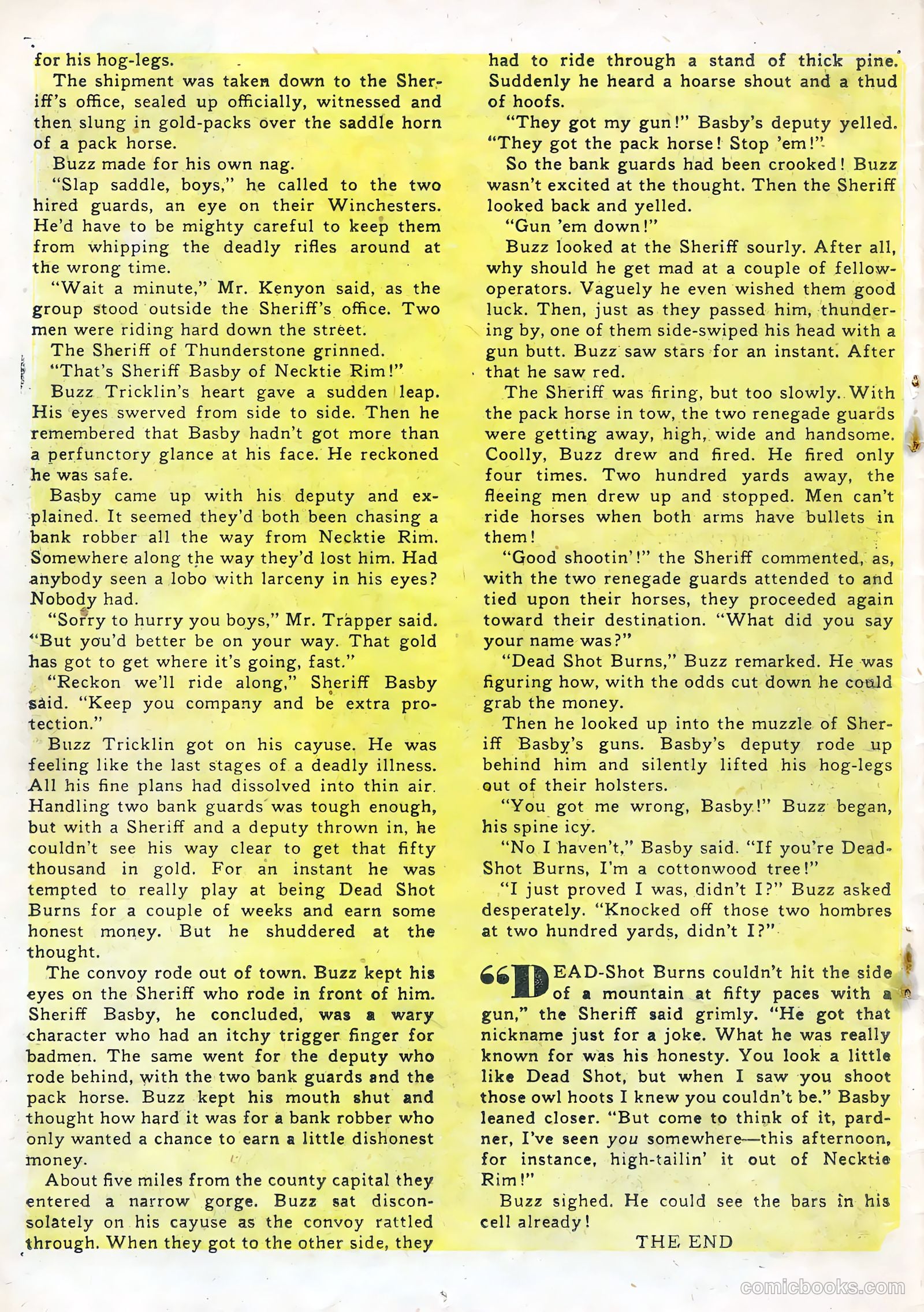 Rocky Lane Western #67 (1955) — page 14 of 36