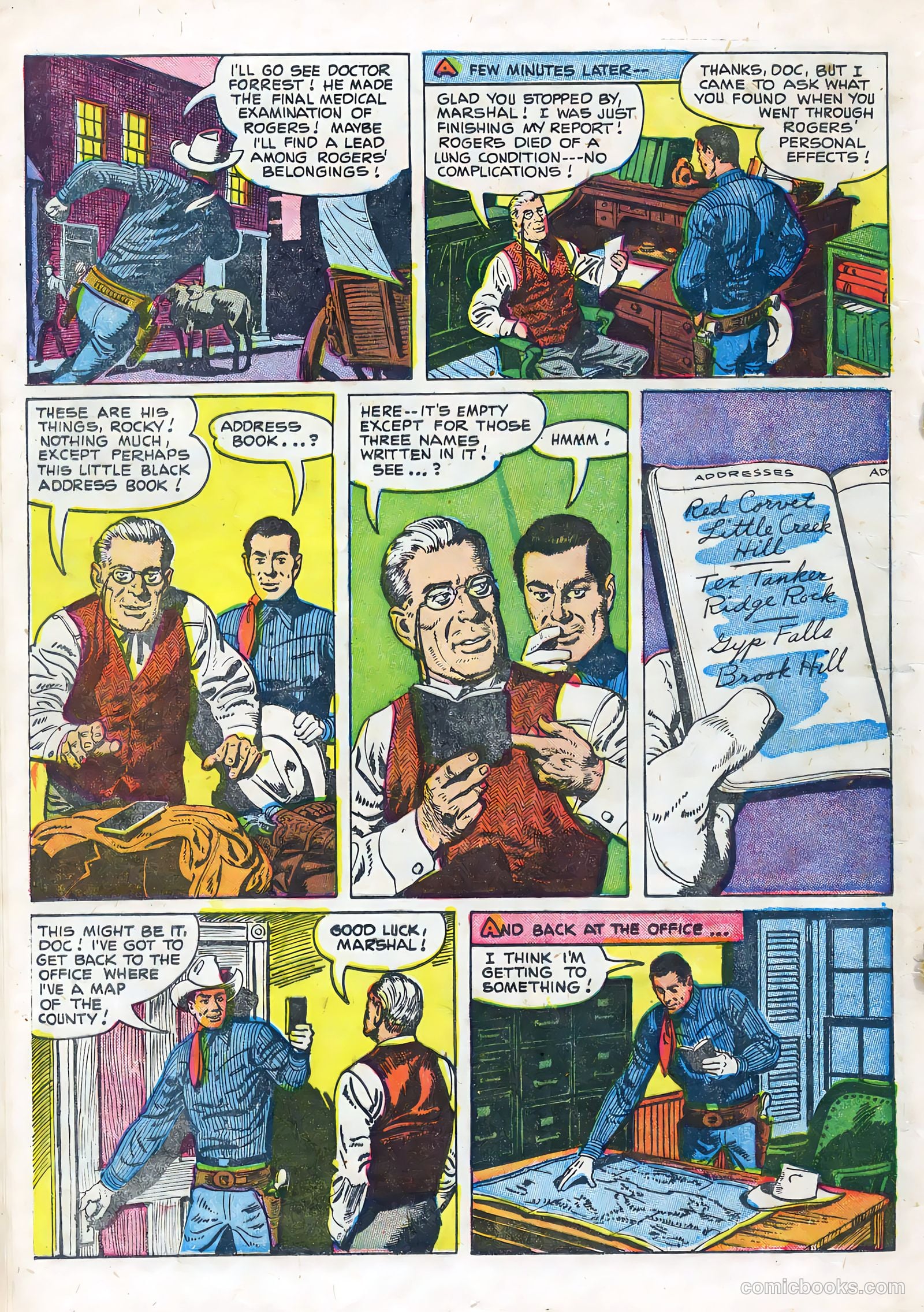 Rocky Lane Western #67 (1955) — page 16 of 36