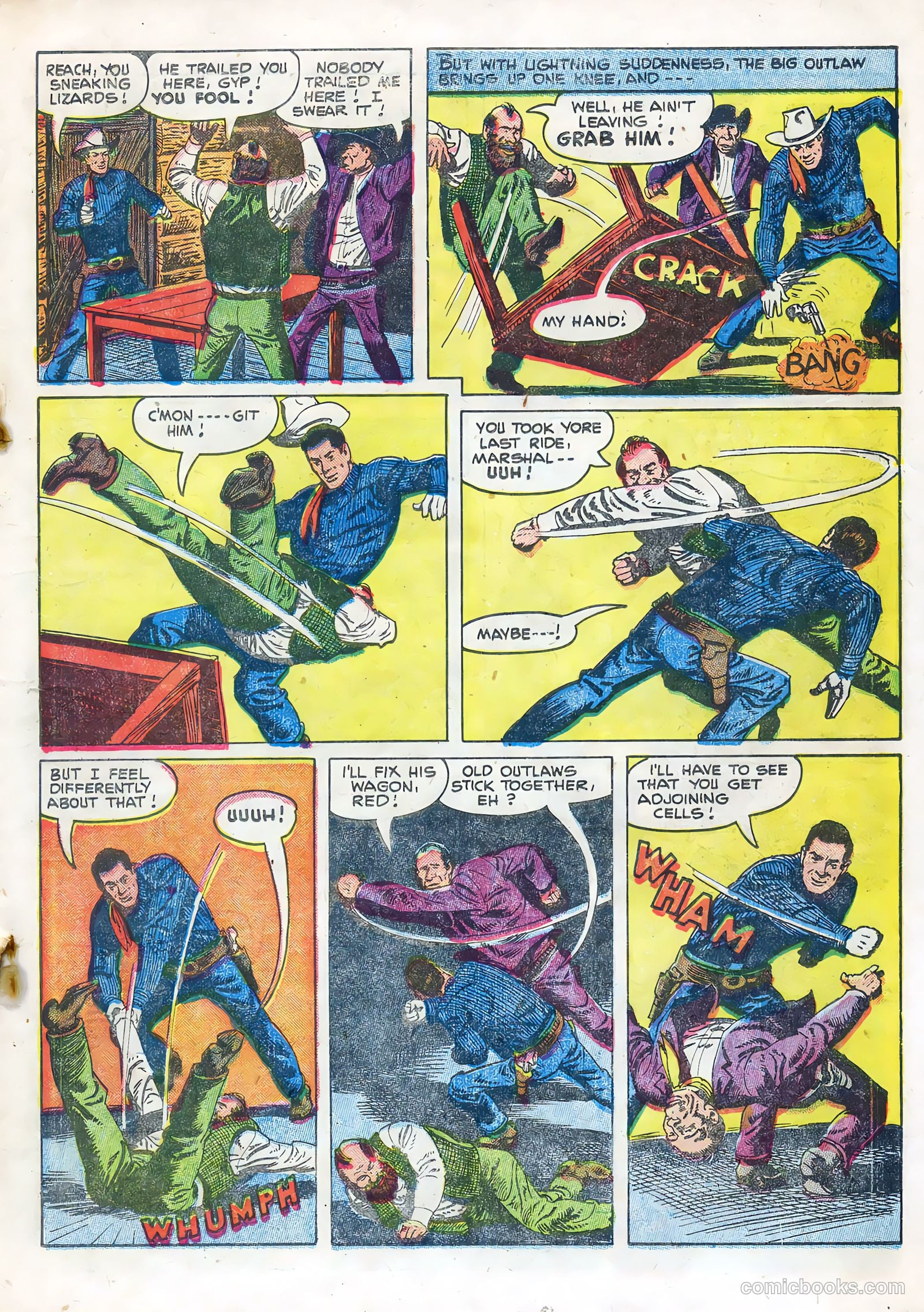 Rocky Lane Western #67 (1955) — page 19 of 36