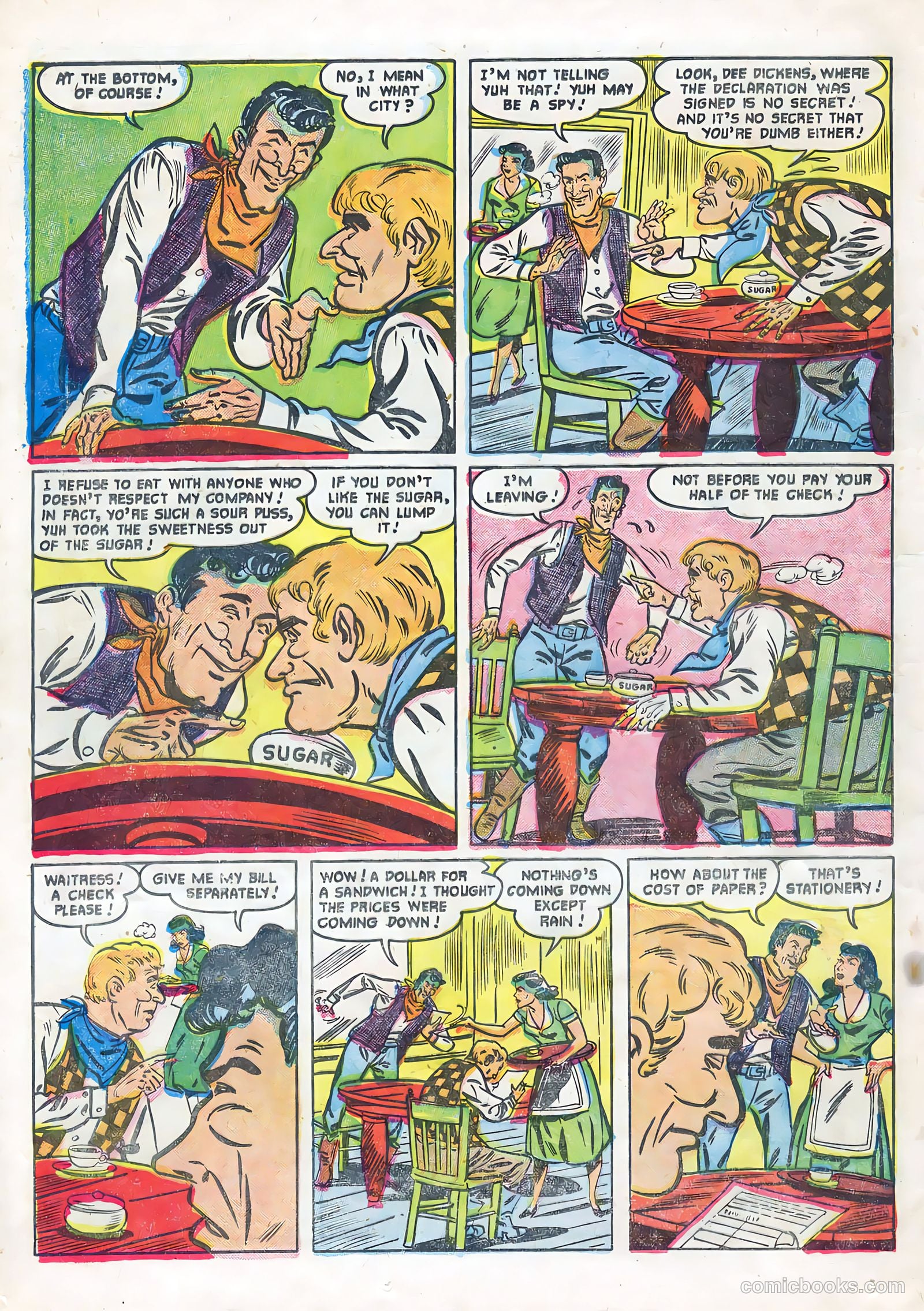 Rocky Lane Western #67 (1955) — page 24 of 36