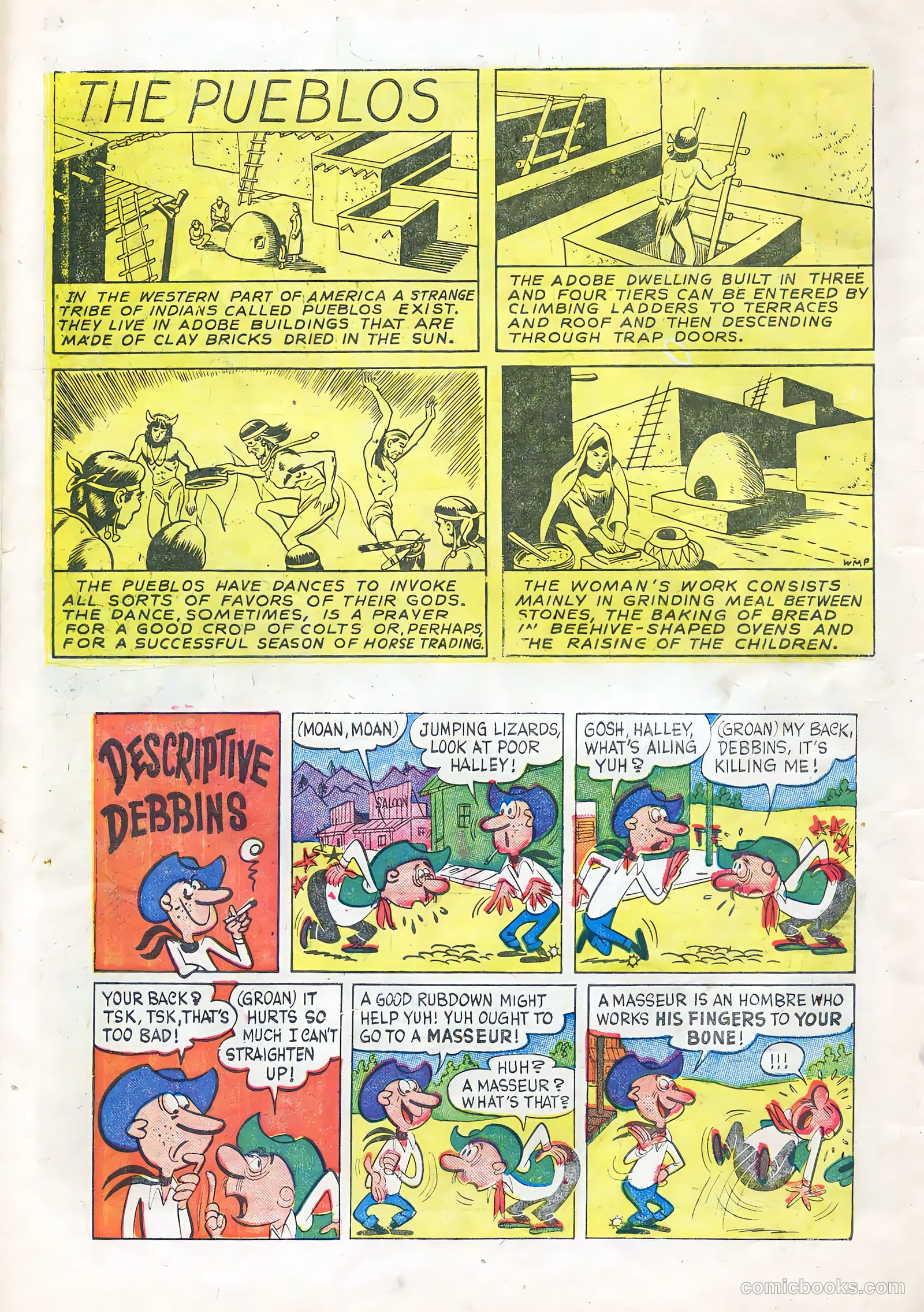 Rocky Lane Western #67 (1955) — page 34 of 36