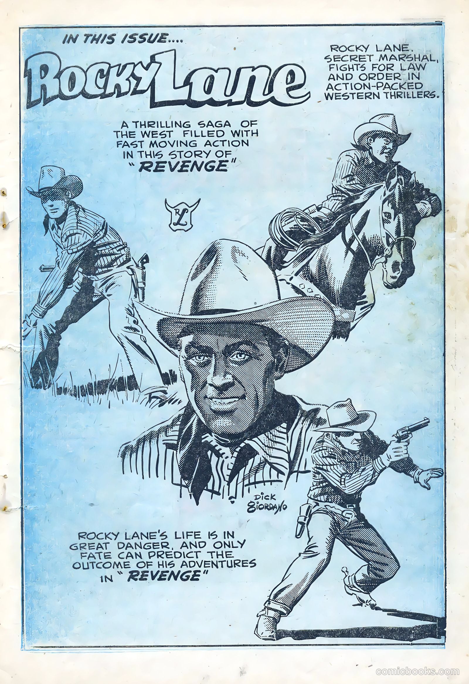 Rocky Lane Western #67 (1955) — page 3 of 36