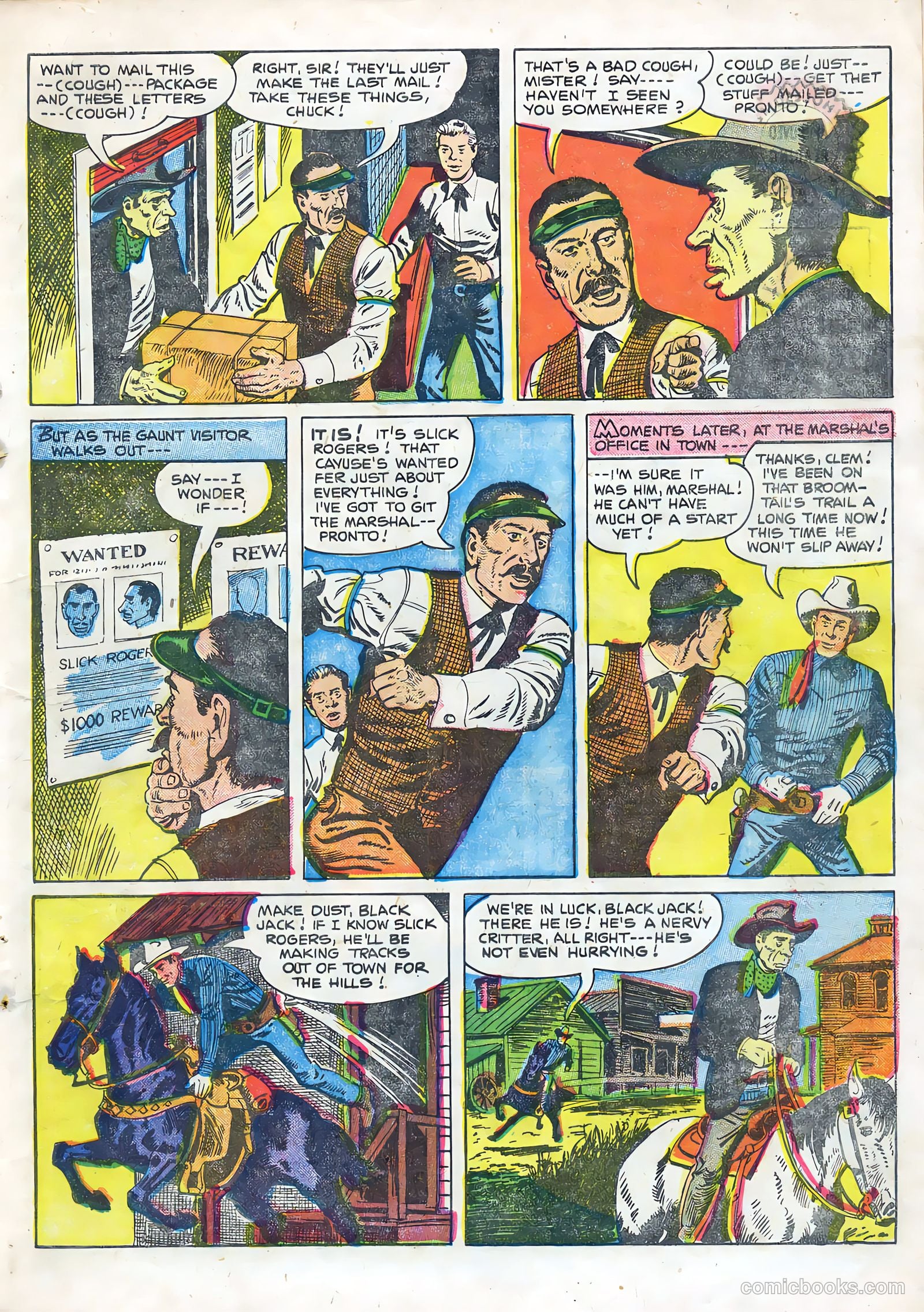 Rocky Lane Western #67 (1955) — page 5 of 36