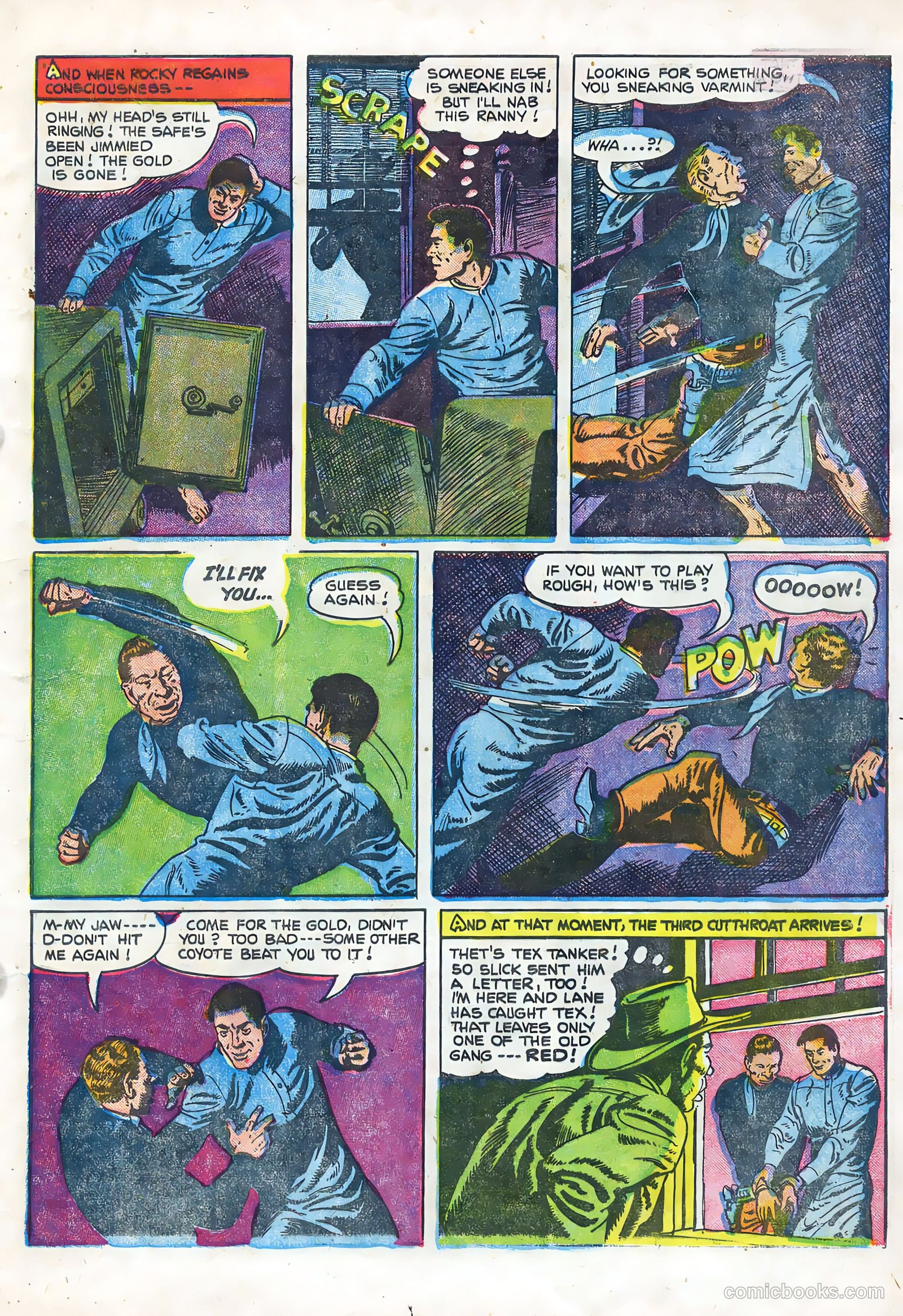 Rocky Lane Western #67 (1955) — page 9 of 36