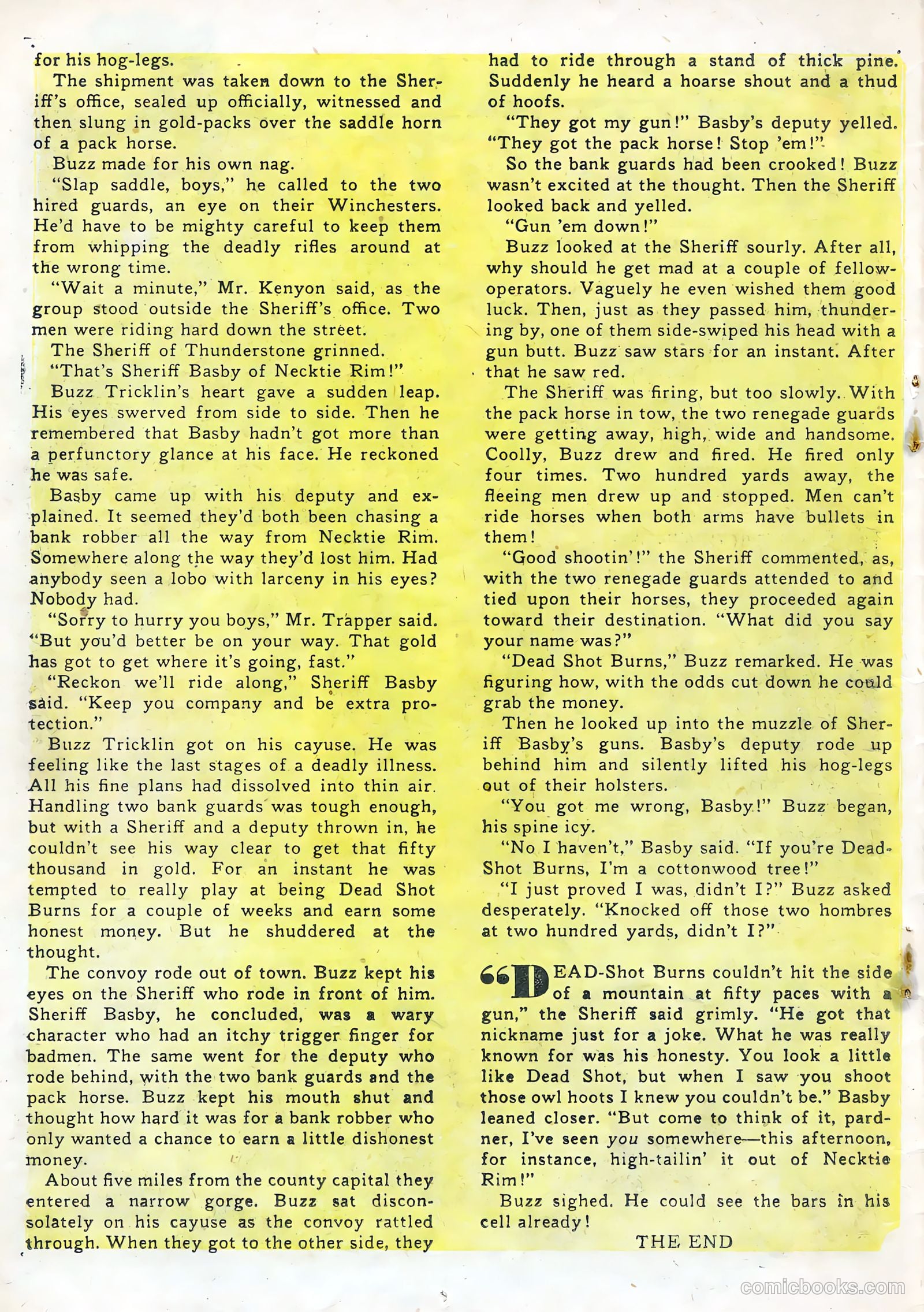 Rocky Lane Western #67 (1955) — page 14 of 36