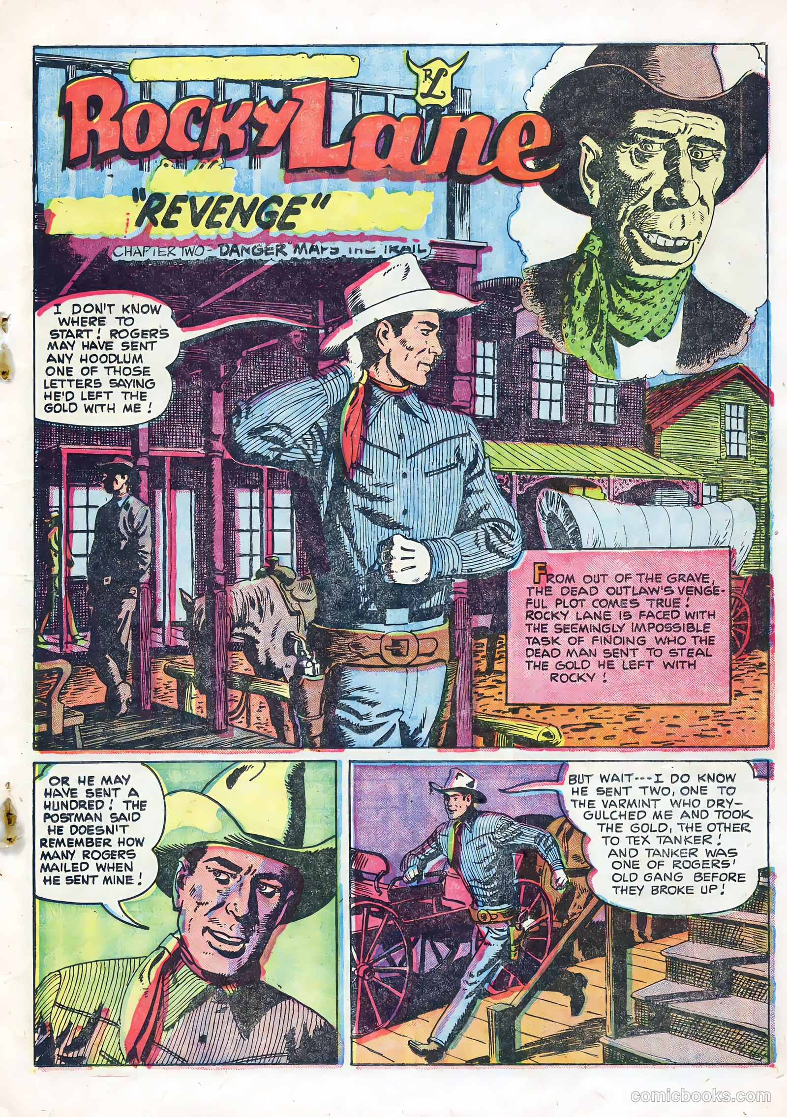 Rocky Lane Western #67 (1955) — page 15 of 36