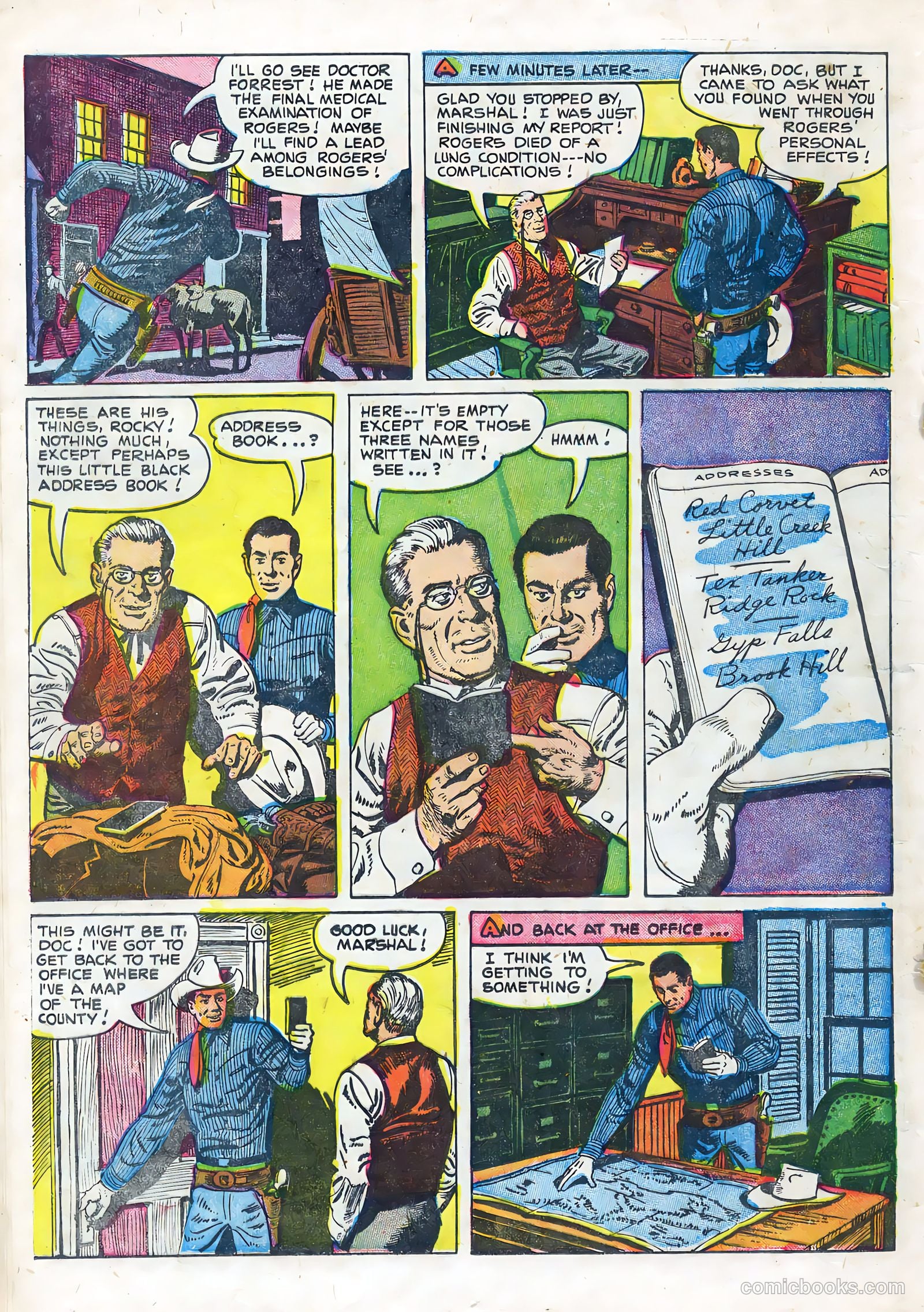 Rocky Lane Western #67 (1955) — page 16 of 36