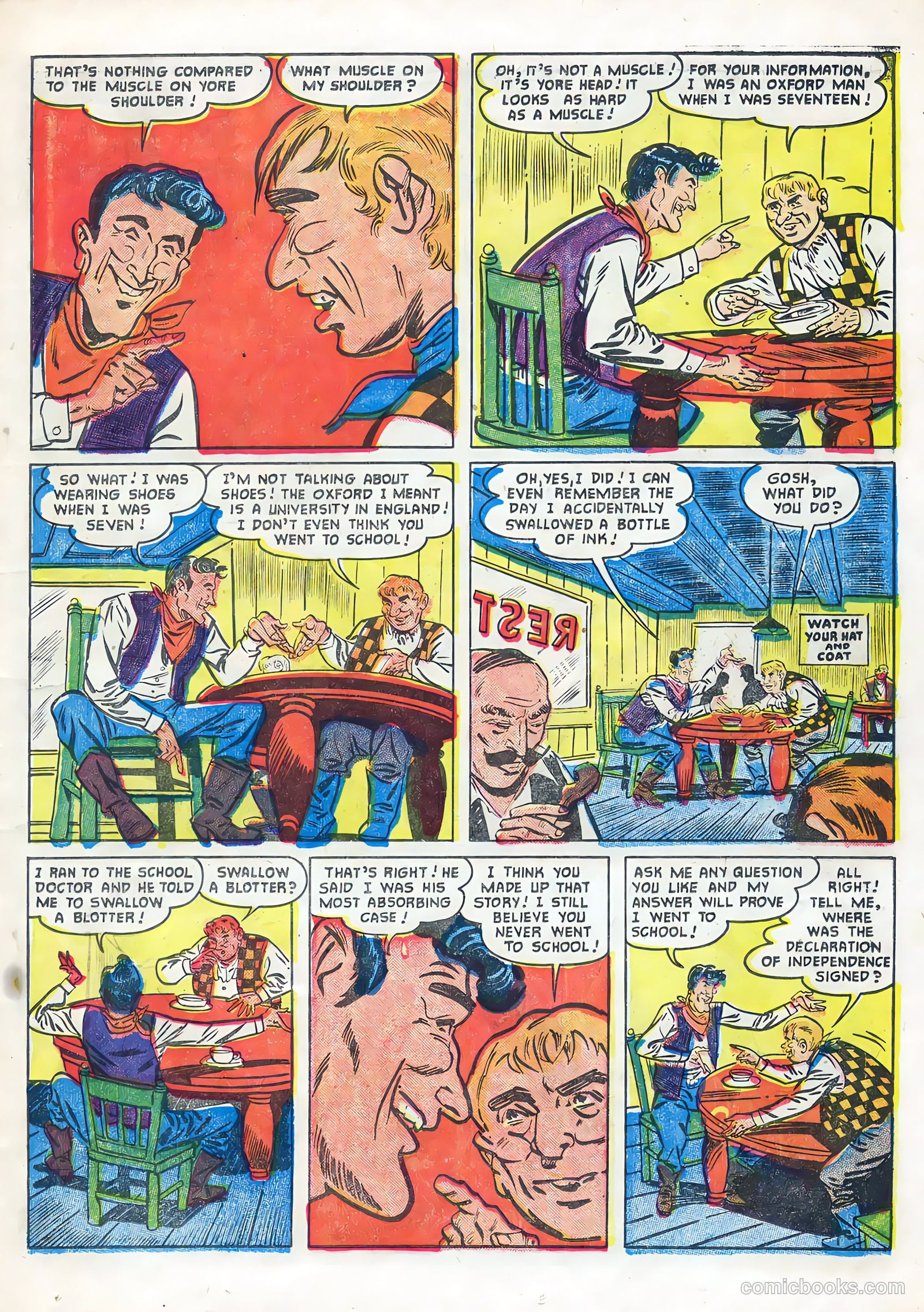 Rocky Lane Western #67 (1955) — page 23 of 36