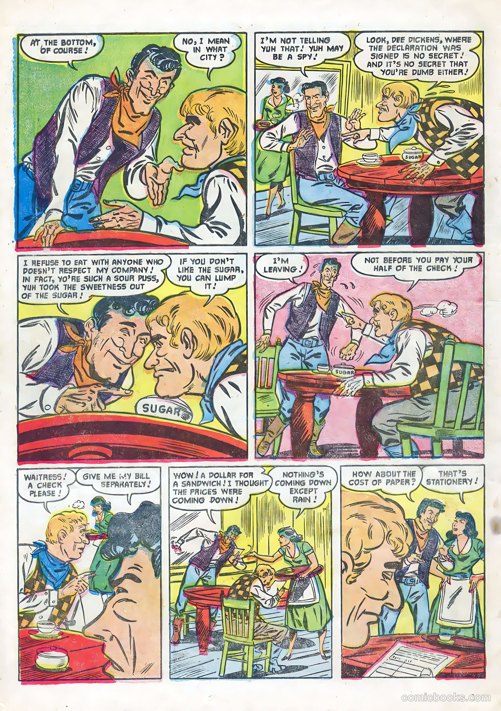 Rocky Lane Western #67 (1955) — page 24 of 36