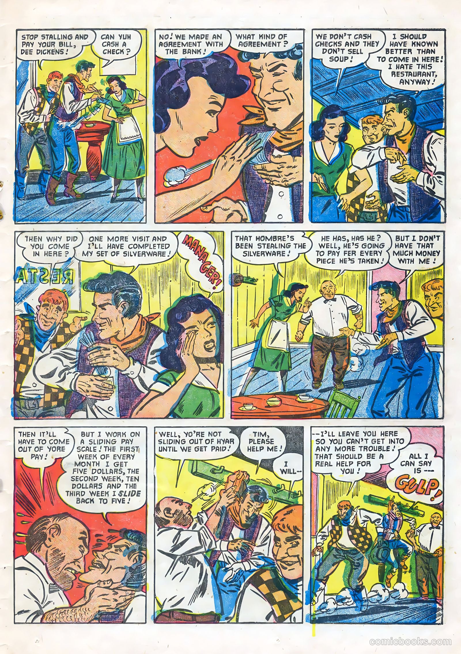 Rocky Lane Western #67 (1955) — page 25 of 36