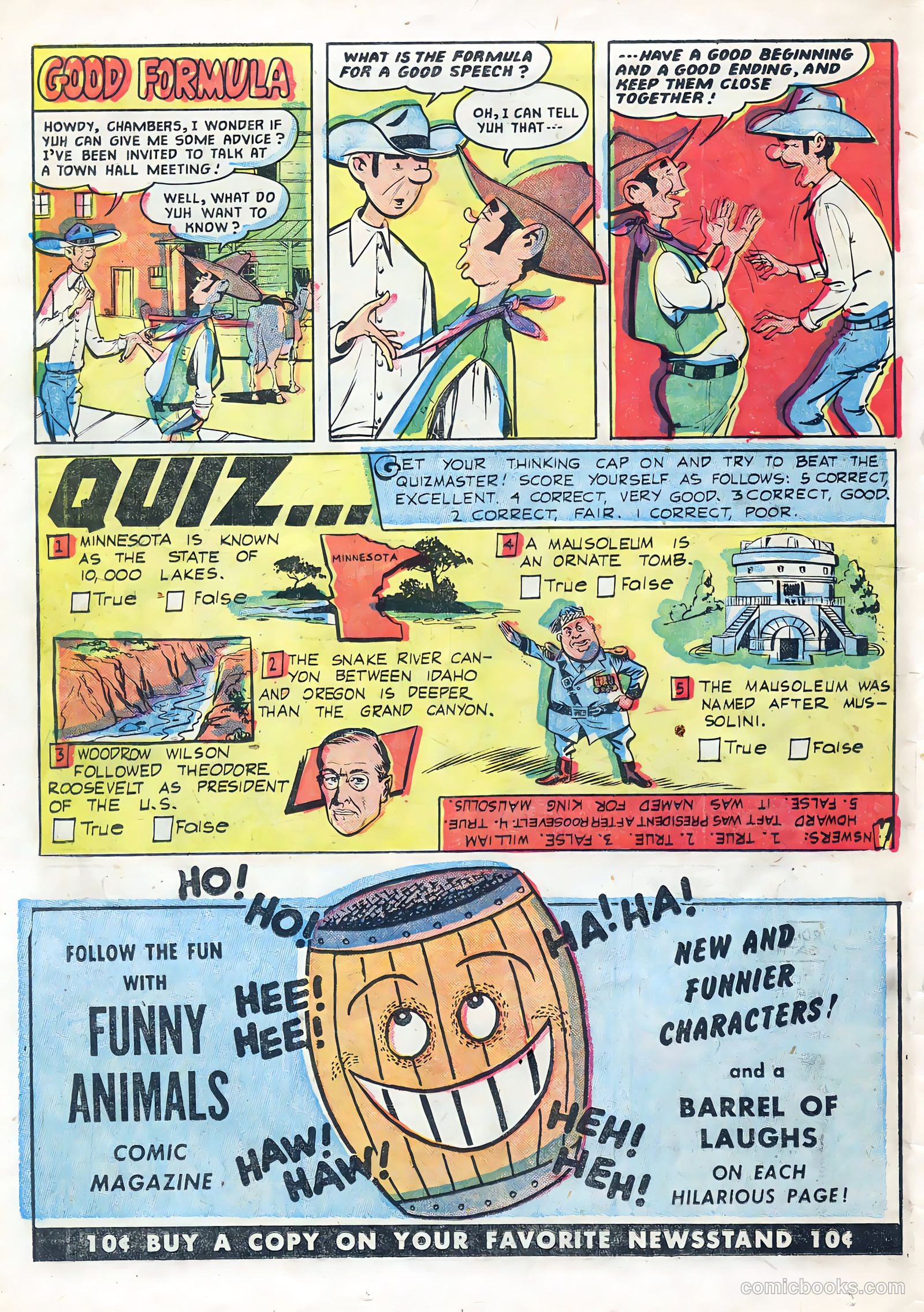 Rocky Lane Western #67 (1955) — page 26 of 36
