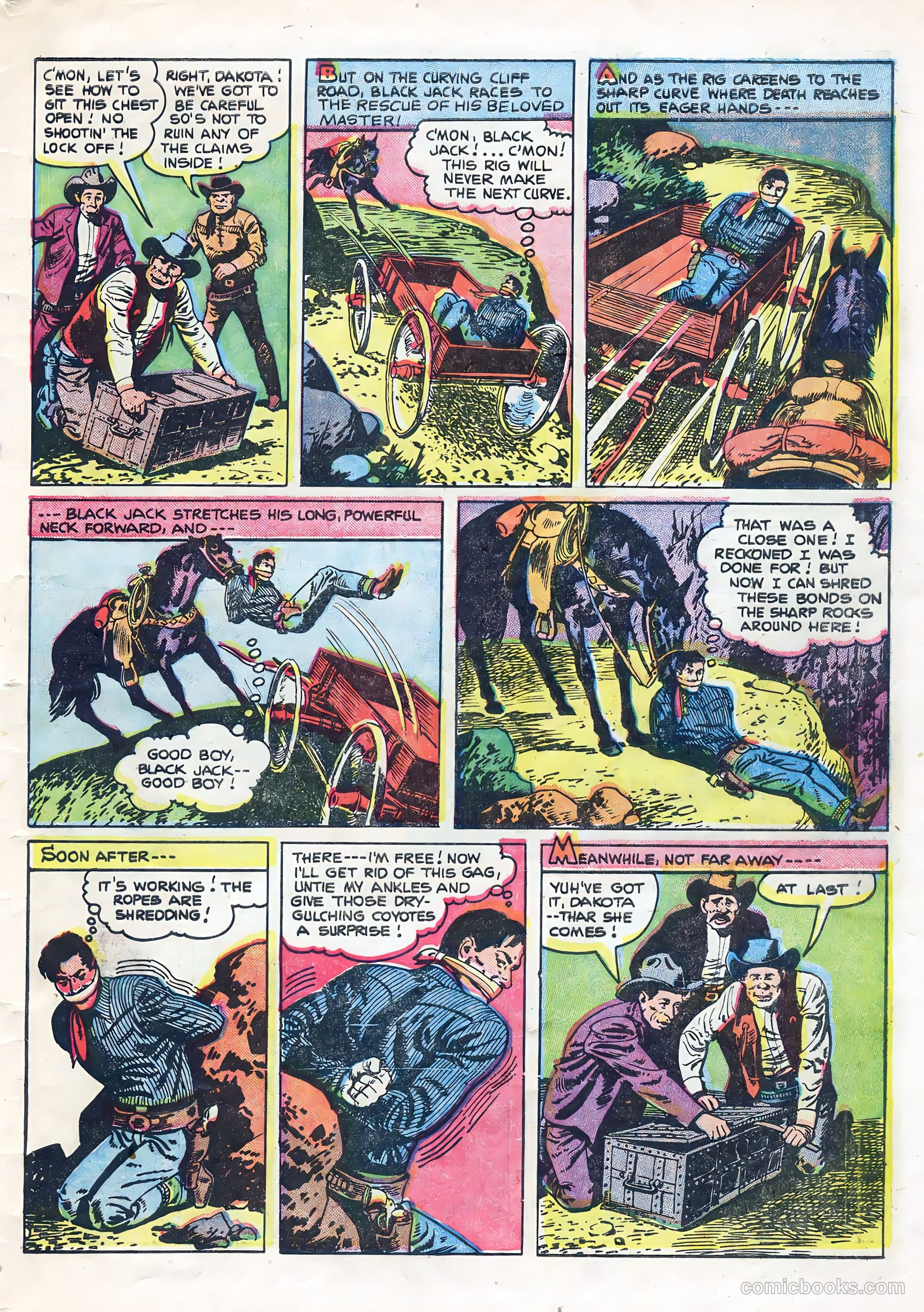 Rocky Lane Western #67 (1955) — page 31 of 36