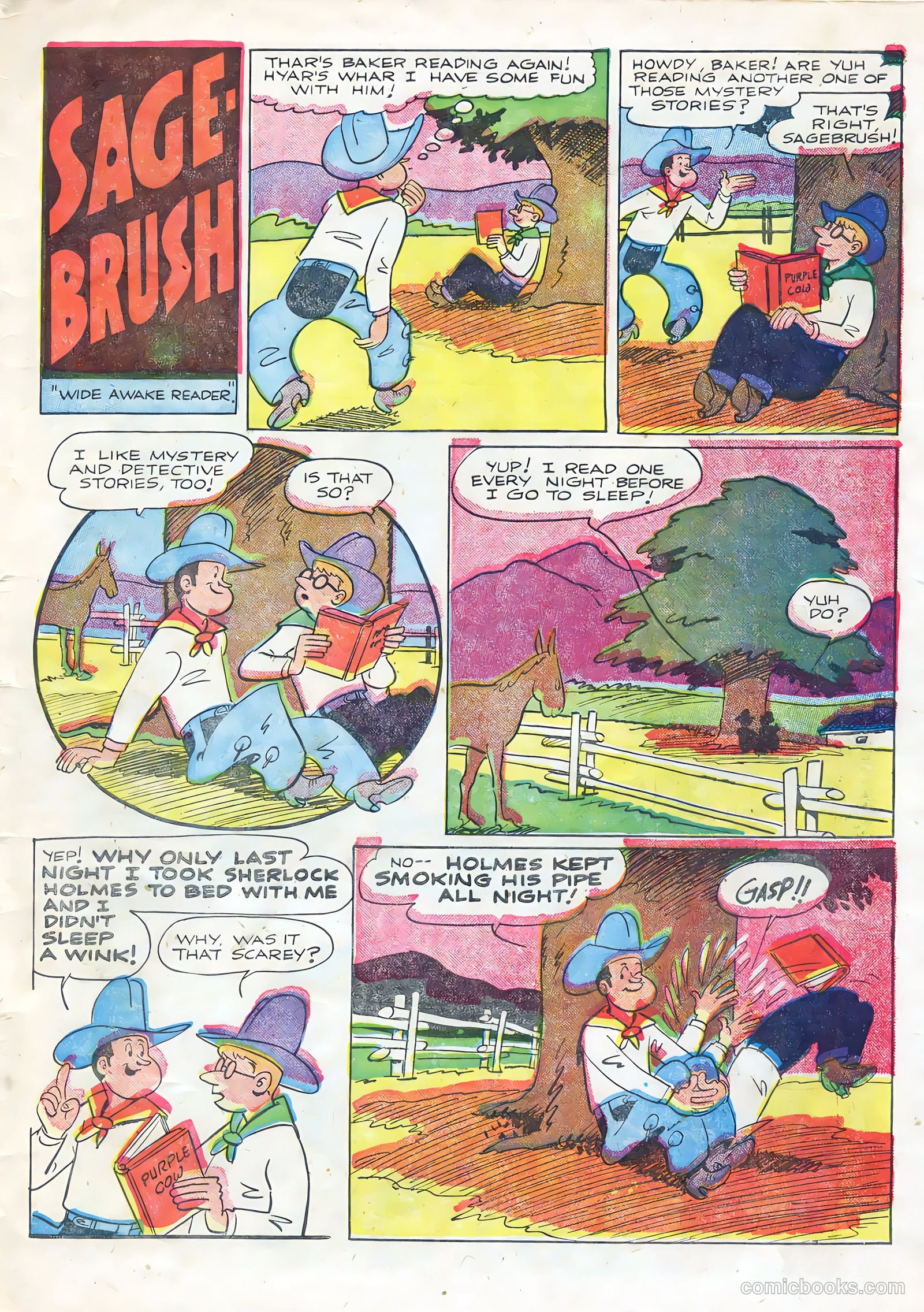 Rocky Lane Western #67 (1955) — page 33 of 36