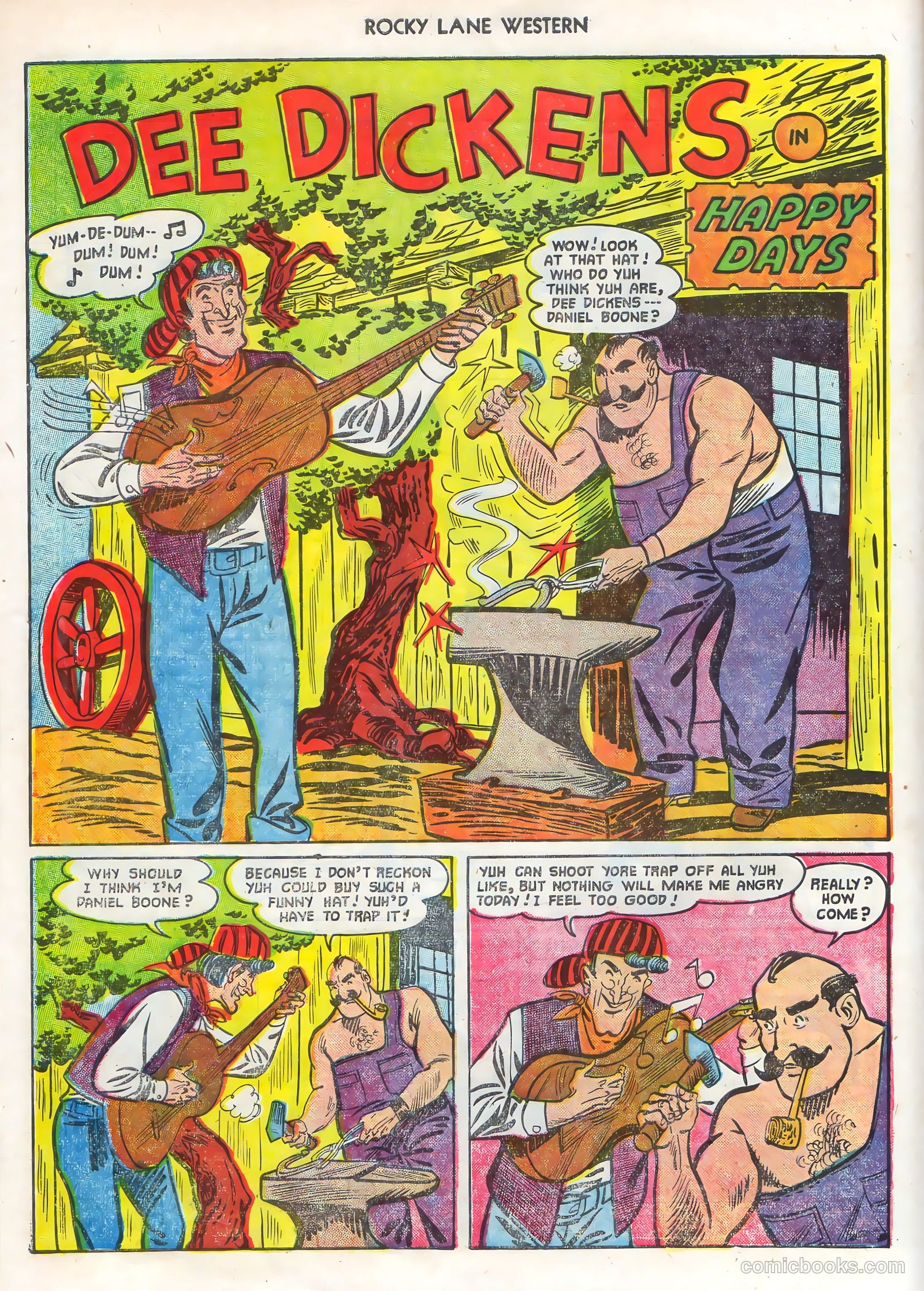 Rocky Lane Western #68 (1955) — page 10 of 36