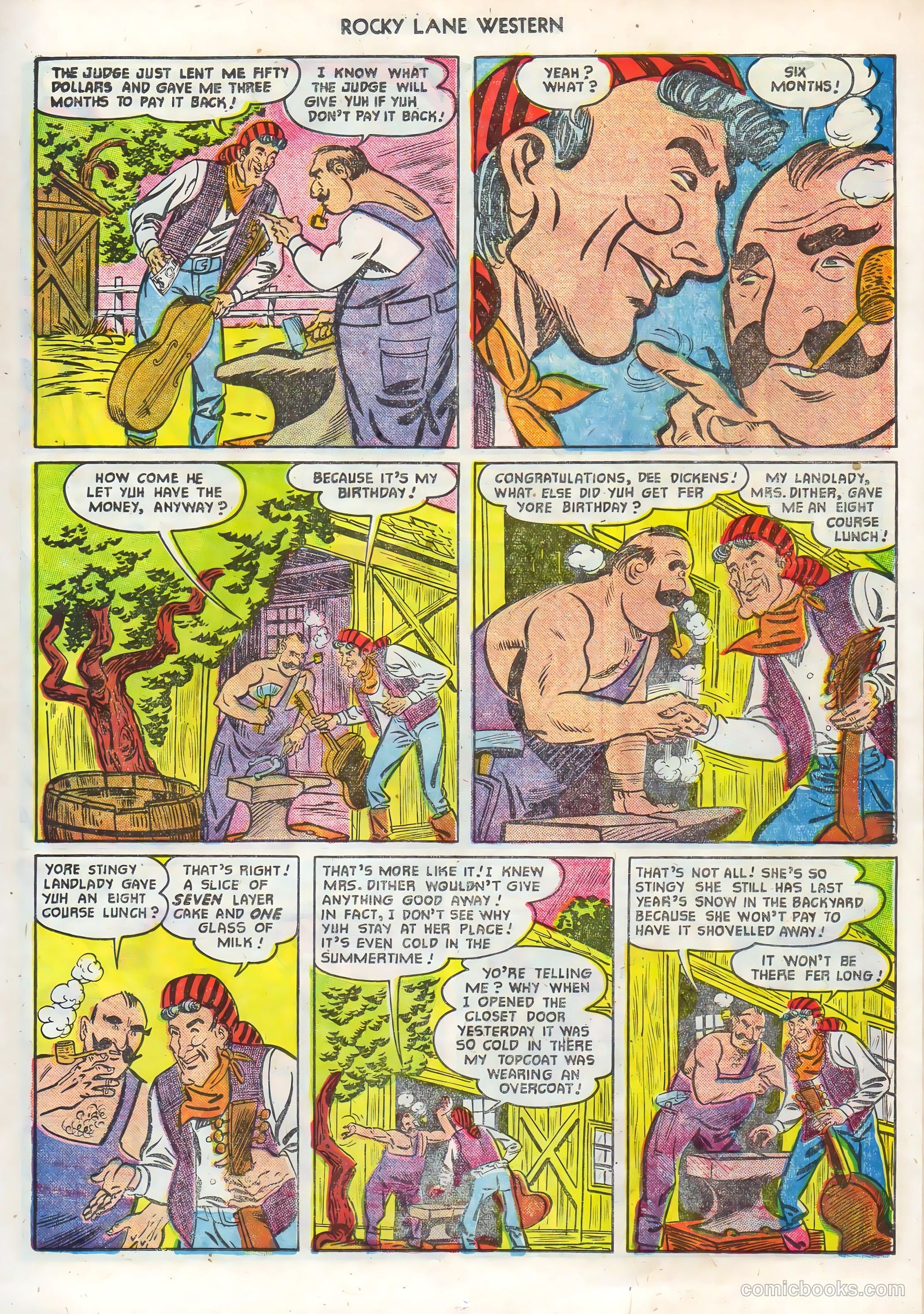 Rocky Lane Western #68 (1955) — page 11 of 36