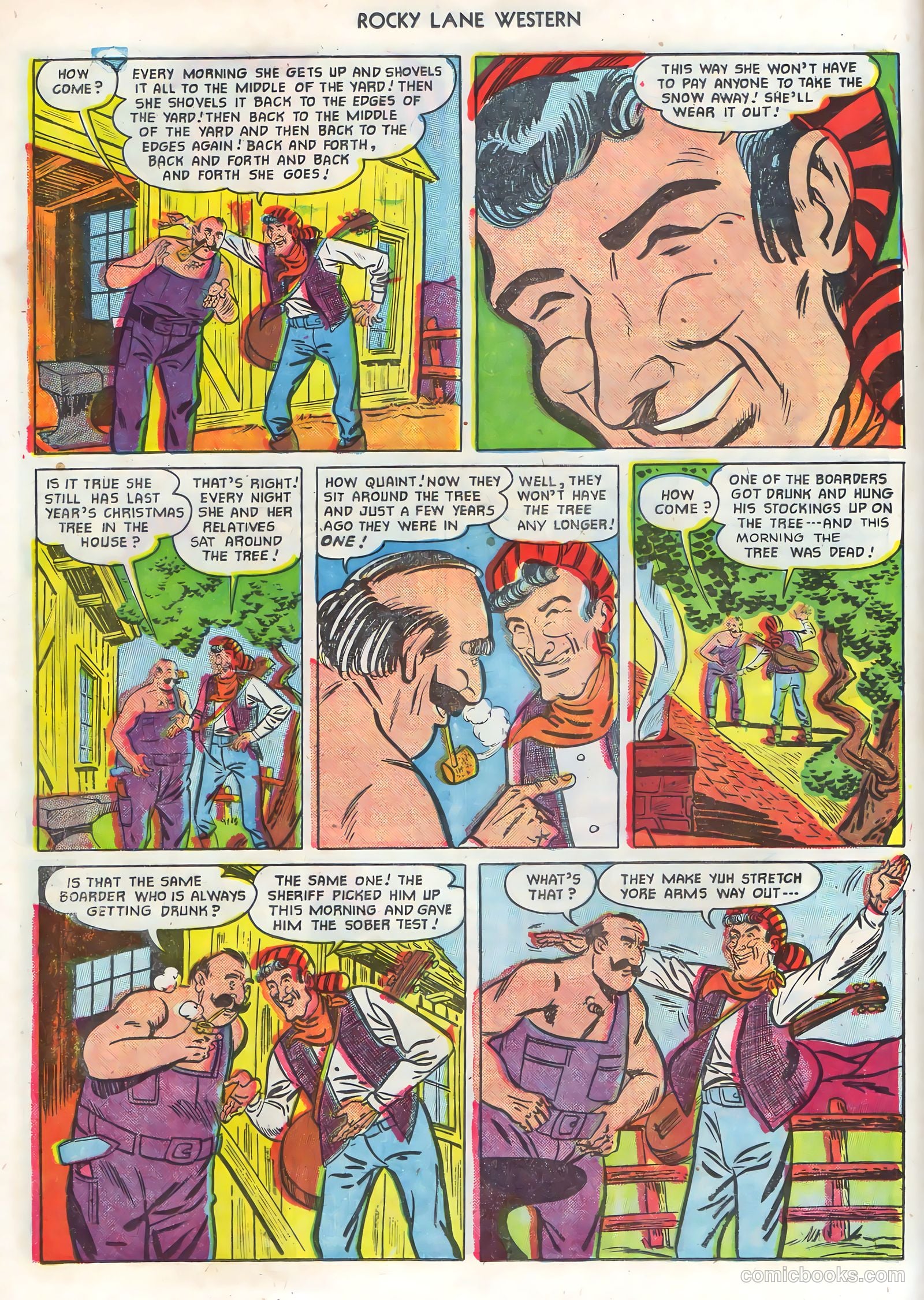 Rocky Lane Western #68 (1955) — page 12 of 36