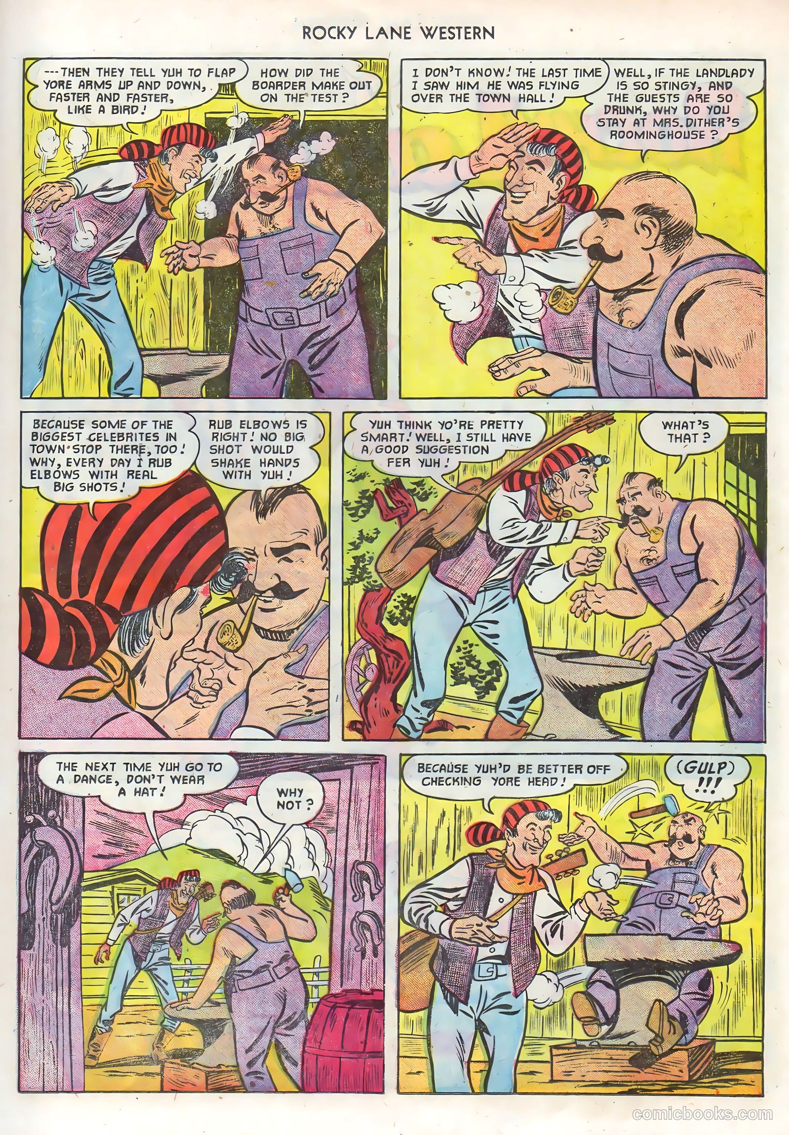 Rocky Lane Western #68 (1955) — page 13 of 36