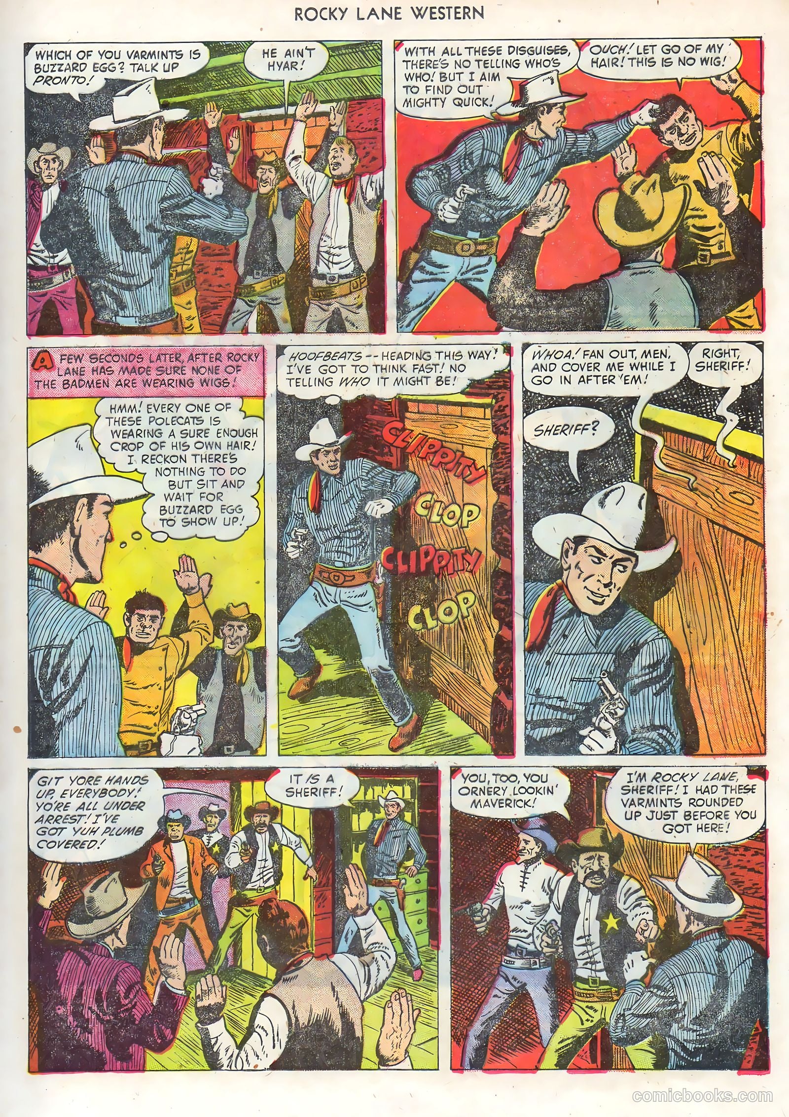 Rocky Lane Western #68 (1955) — page 17 of 36