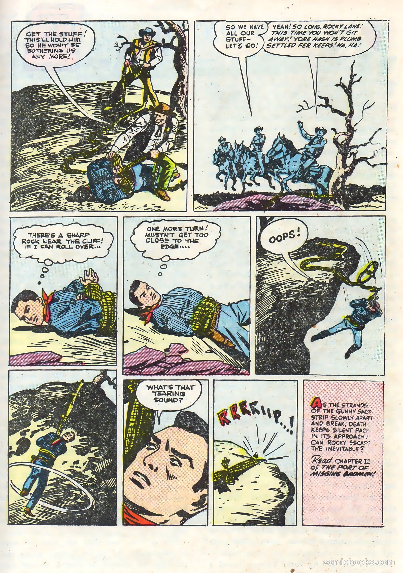 Rocky Lane Western #68 (1955) — page 19 of 36