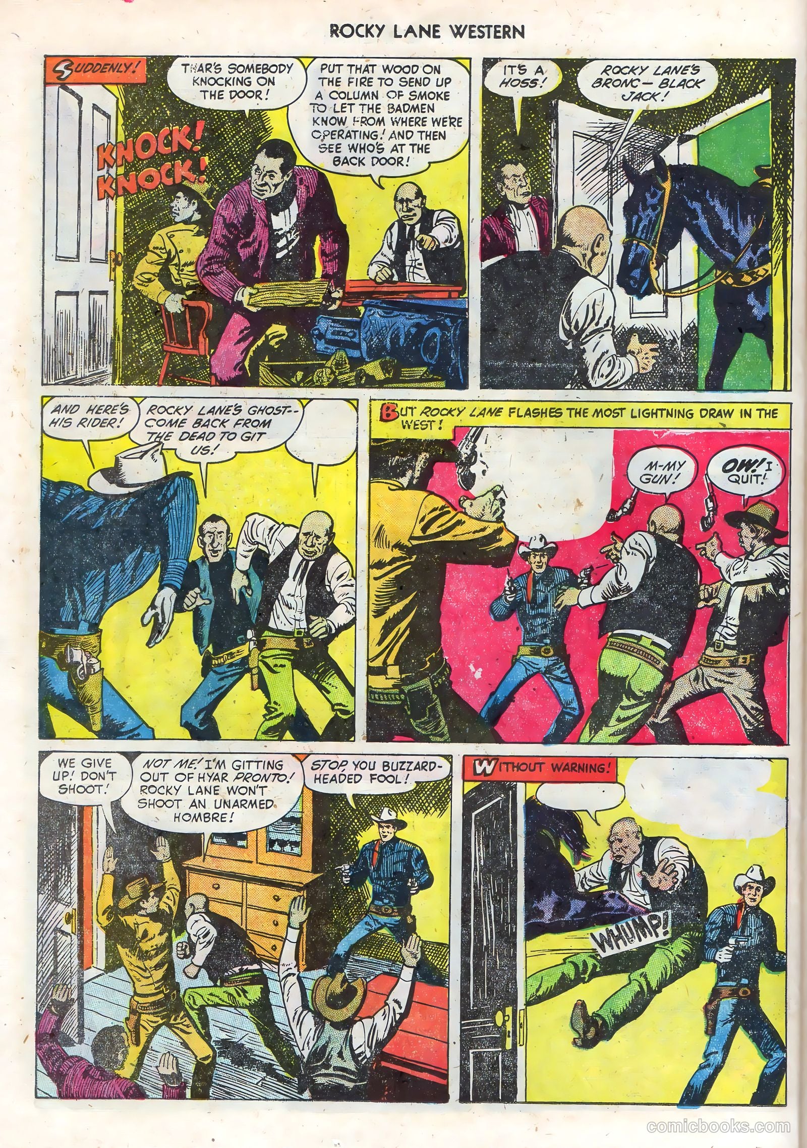 Rocky Lane Western #68 (1955) — page 26 of 36