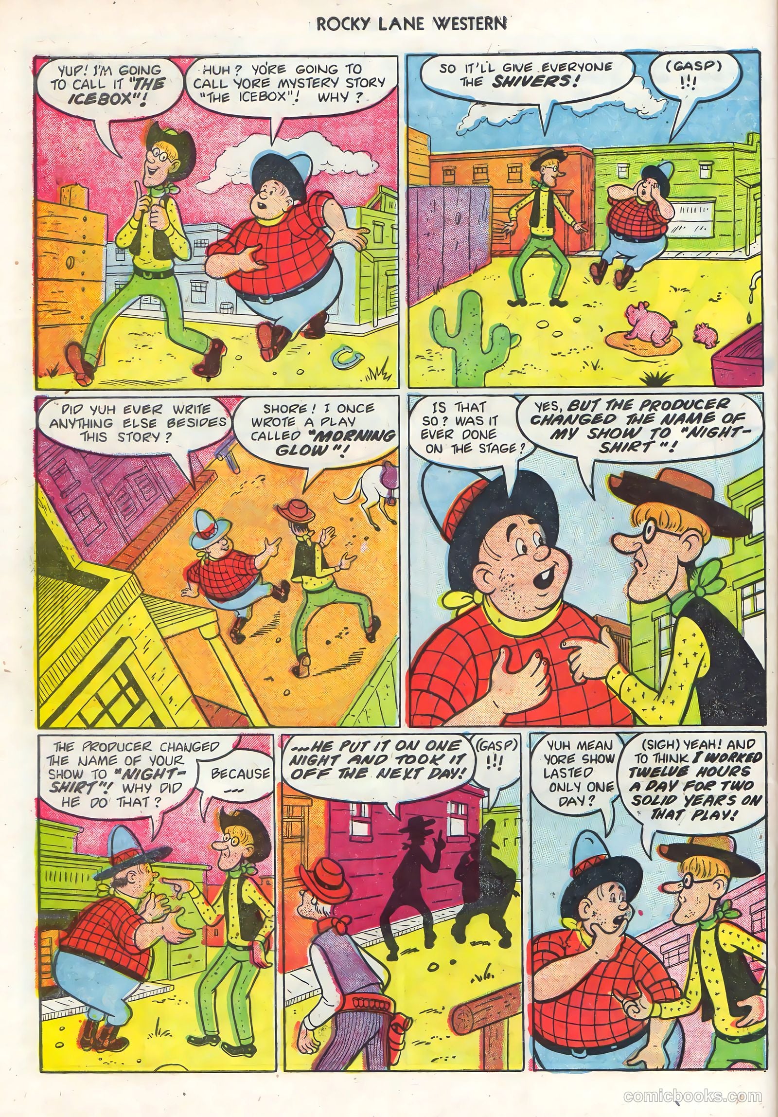 Rocky Lane Western #68 (1955) — page 32 of 36