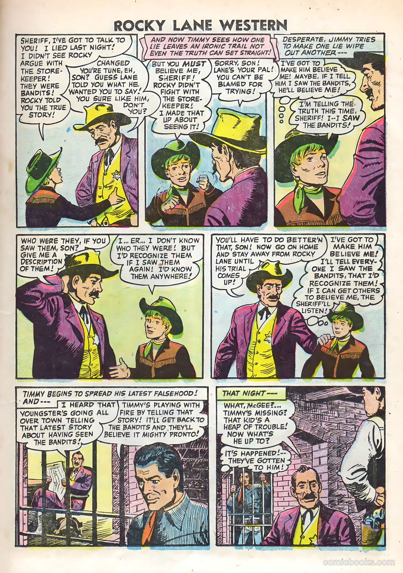 Rocky Lane Western #69 (1955) — page 11 of 36