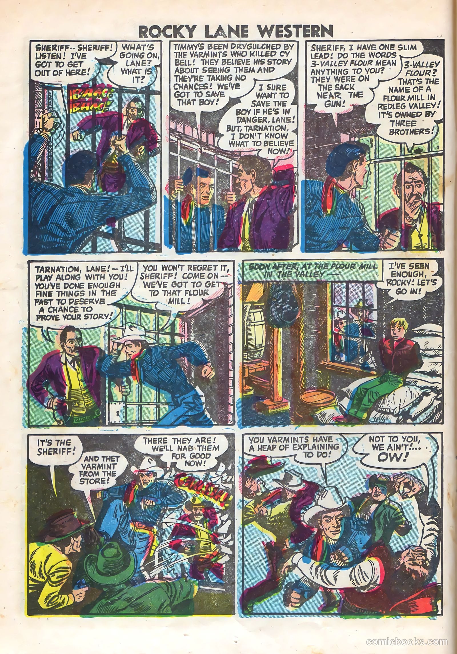 Rocky Lane Western #69 (1955) — page 12 of 36