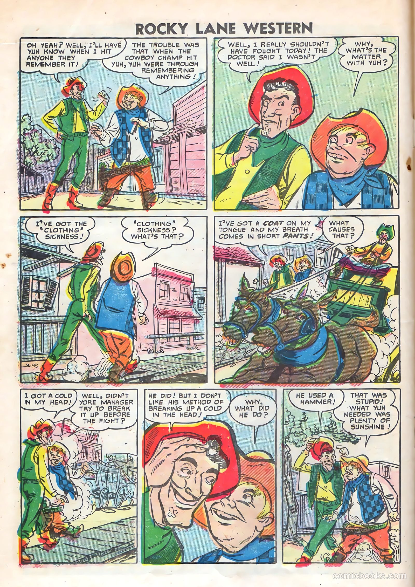 Rocky Lane Western #69 (1955) — page 16 of 36