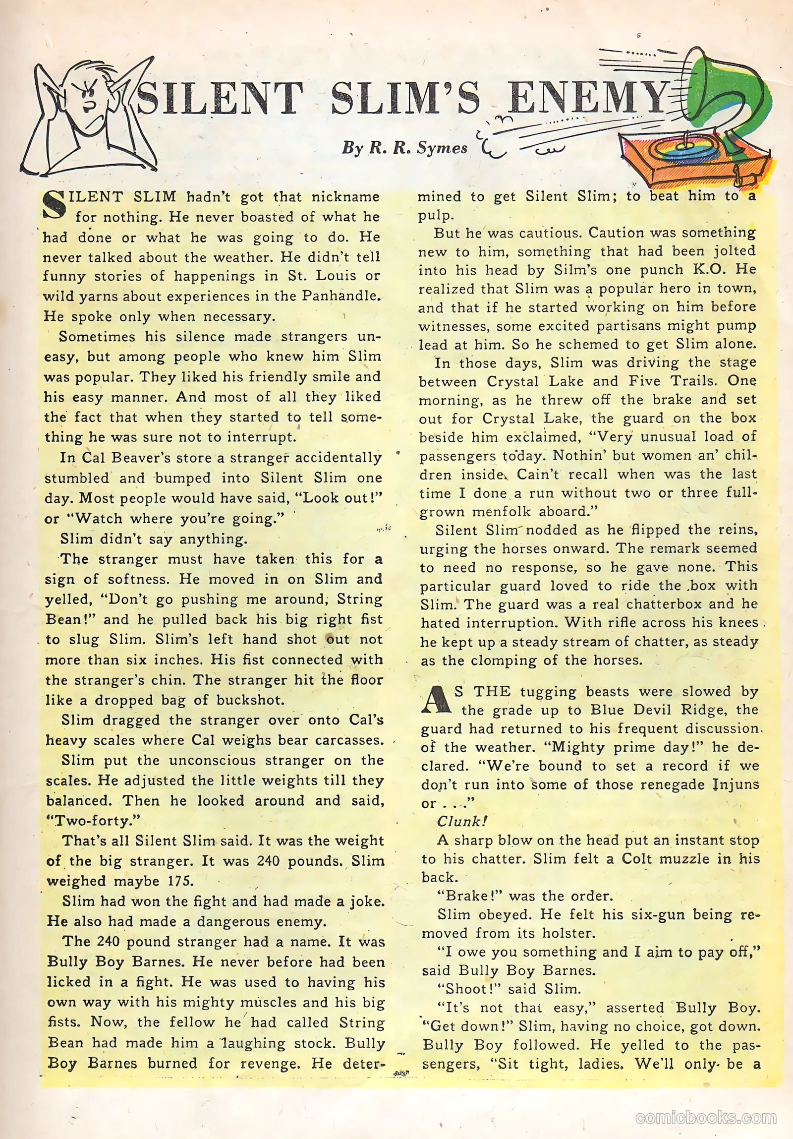 Rocky Lane Western #69 (1955) — page 19 of 36