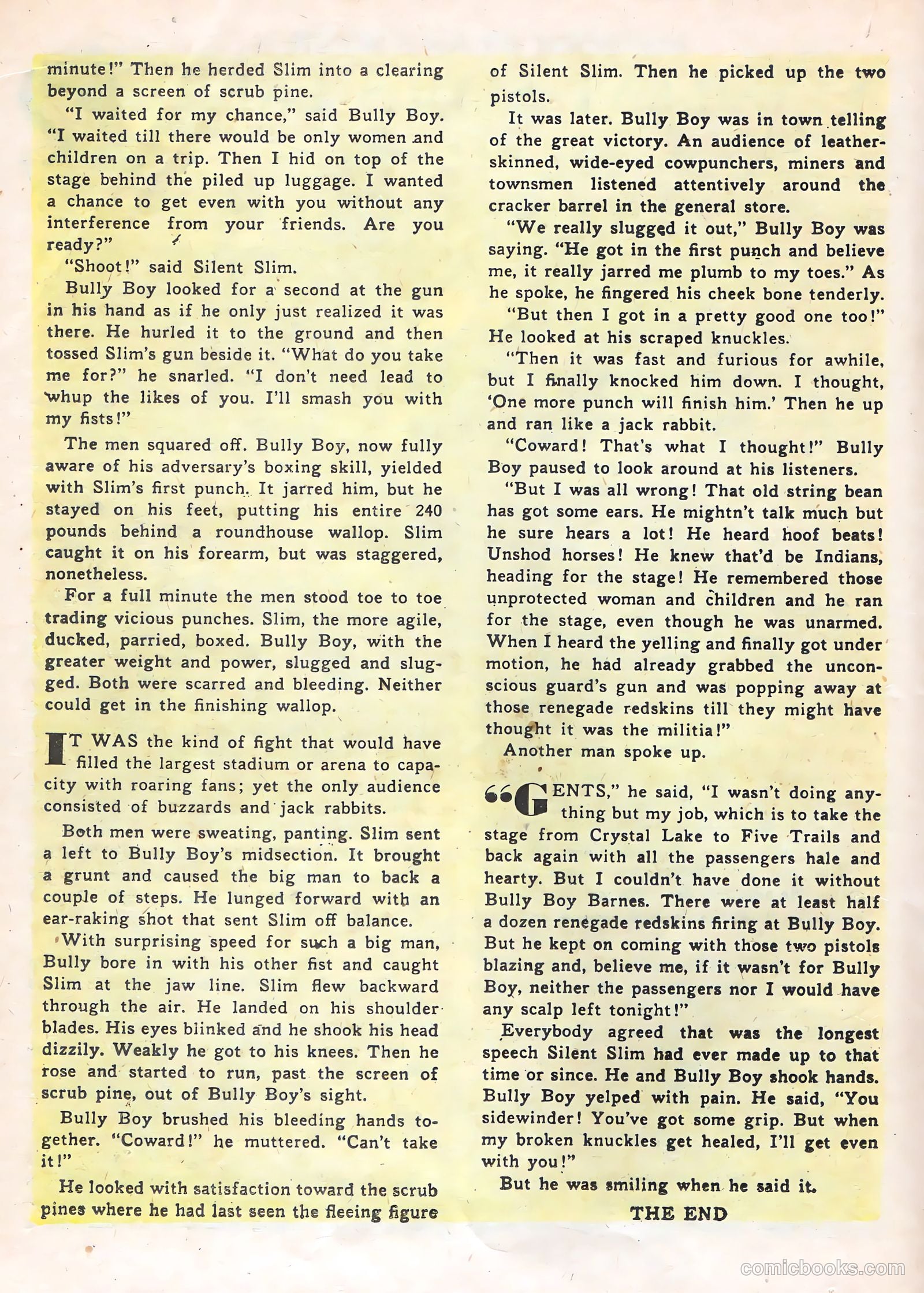Rocky Lane Western #69 (1955) — page 20 of 36