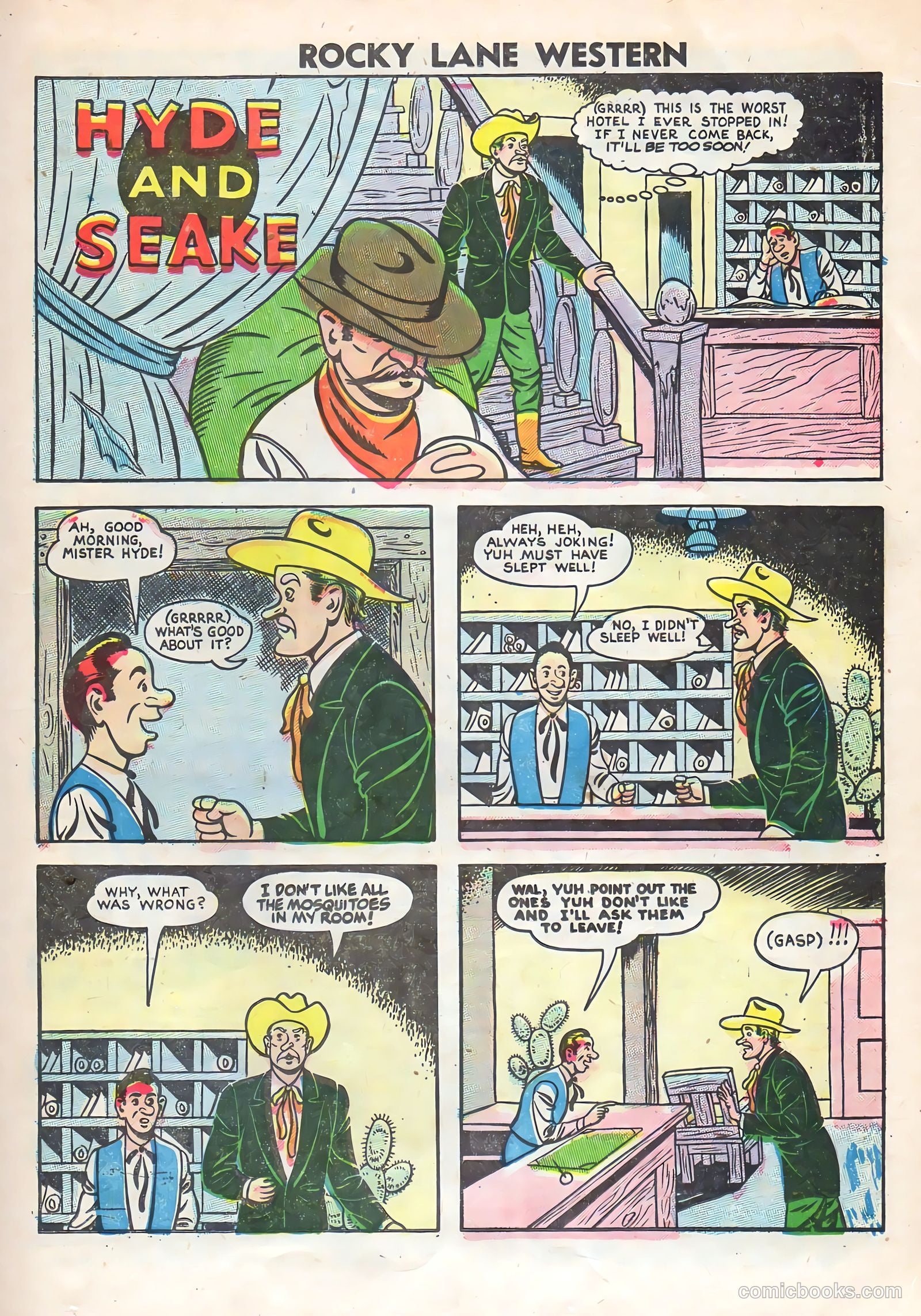 Rocky Lane Western #69 (1955) — page 21 of 36