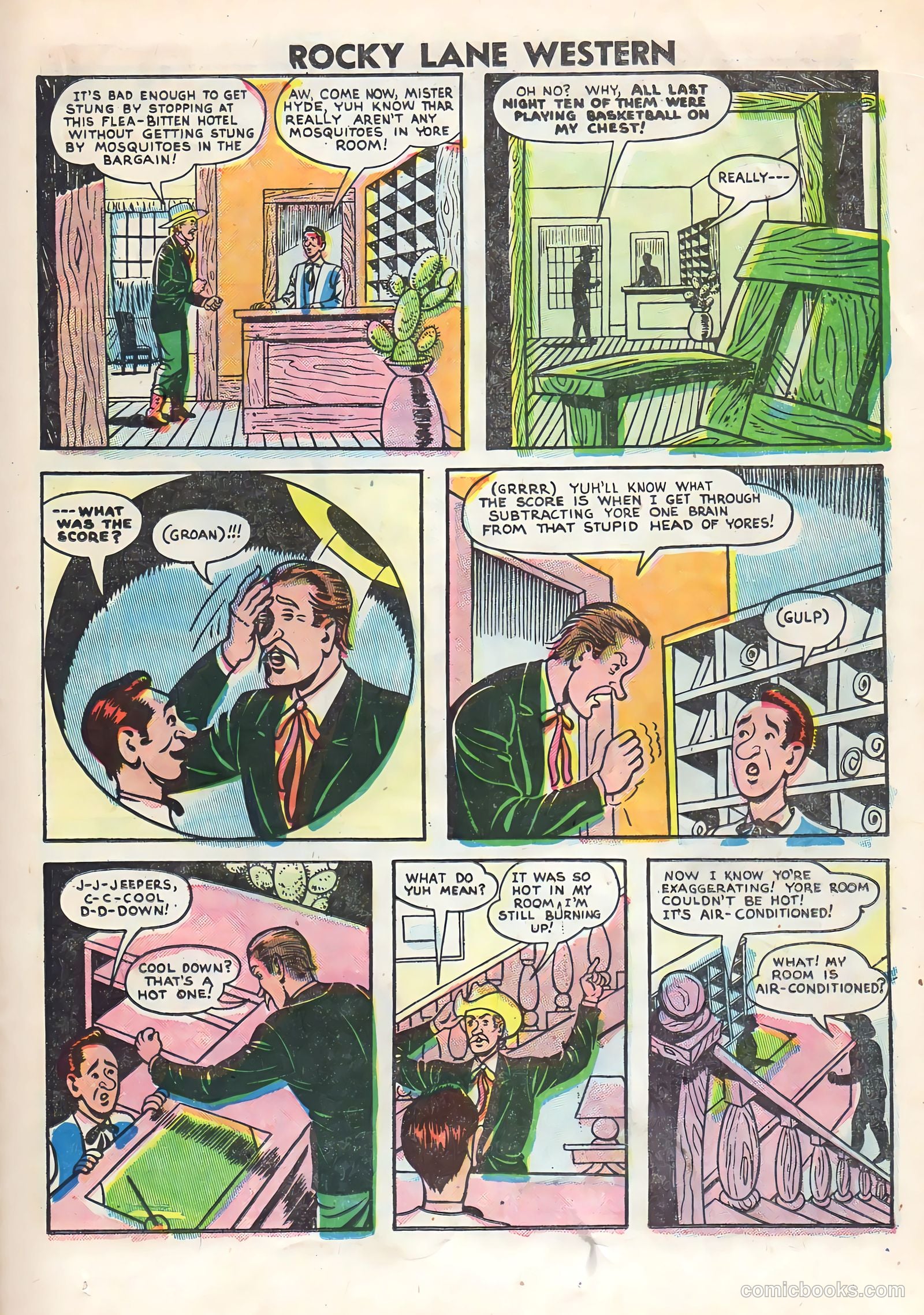 Rocky Lane Western #69 (1955) — page 23 of 36