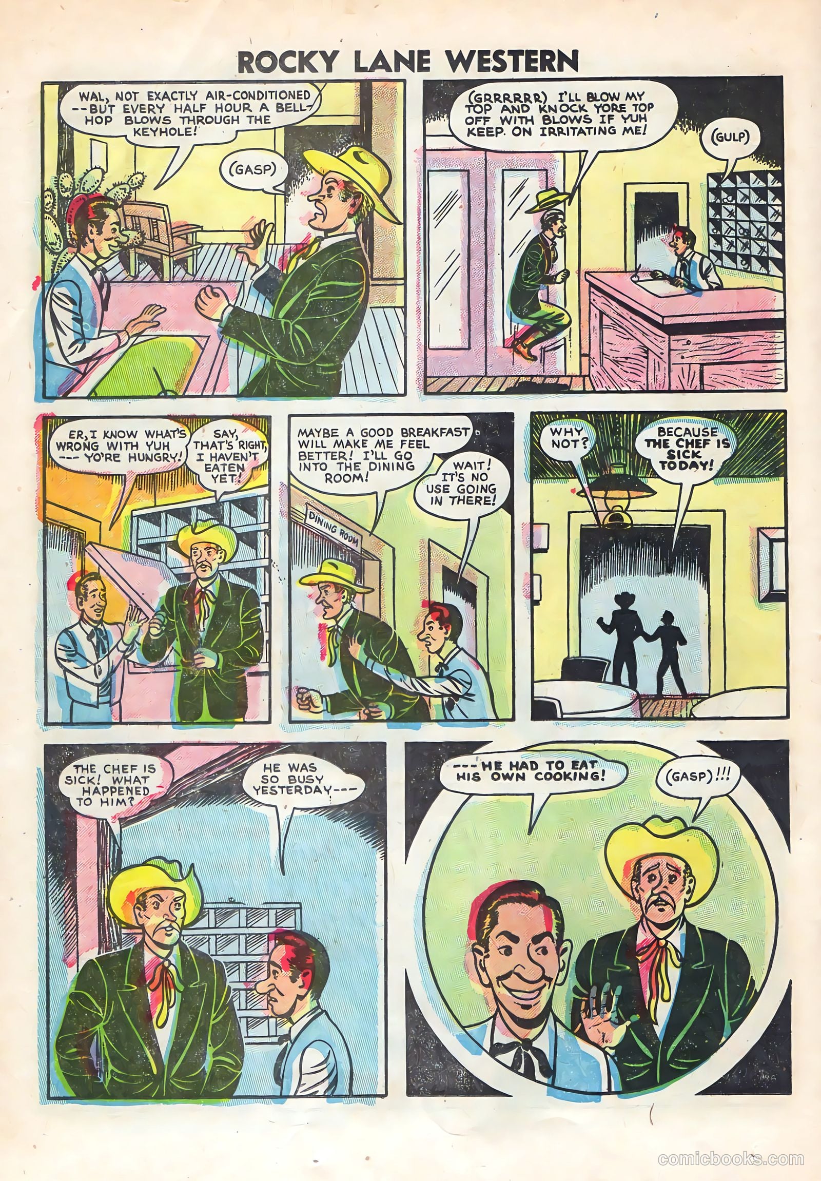 Rocky Lane Western #69 (1955) — page 24 of 36