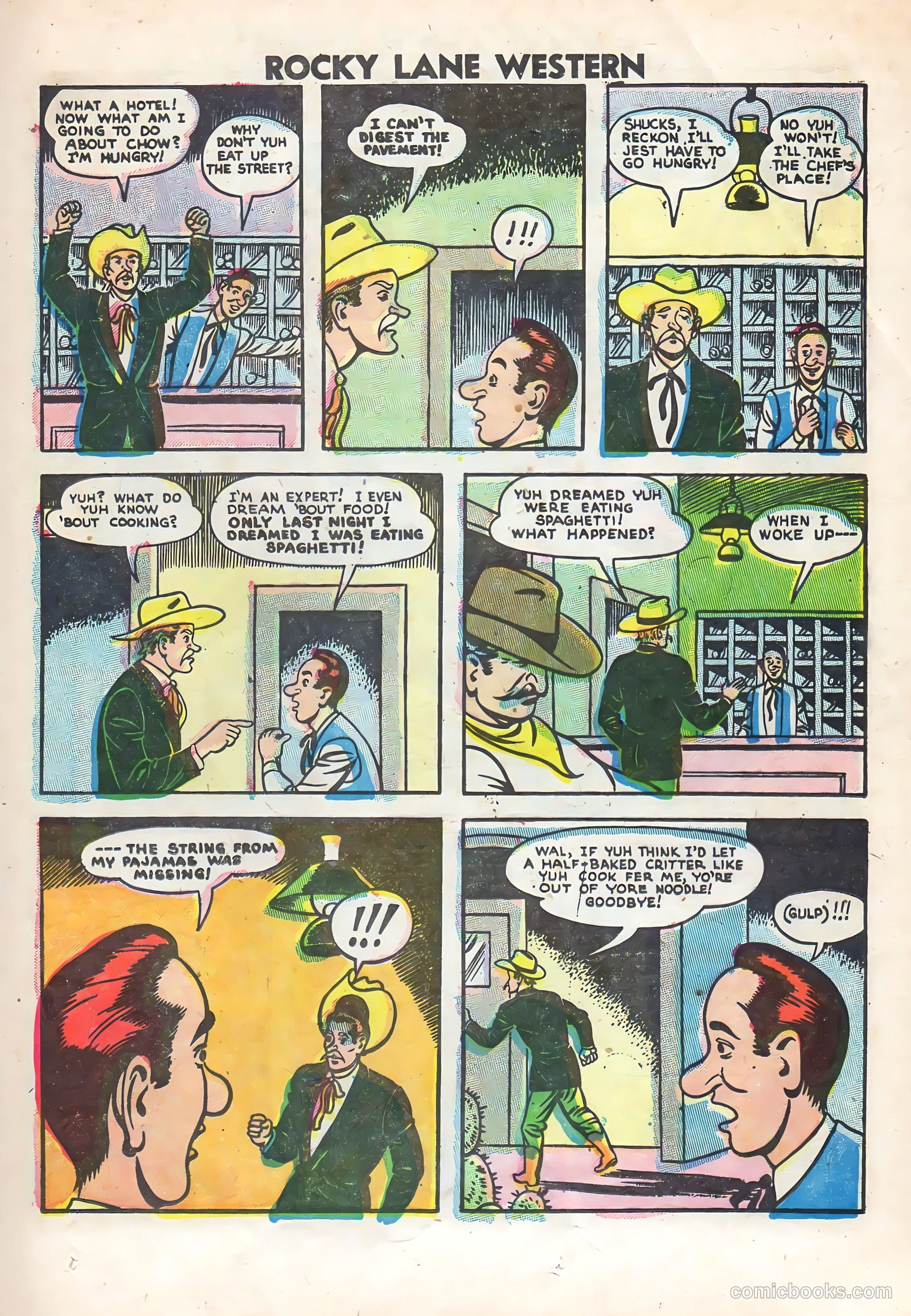 Rocky Lane Western #69 (1955) — page 25 of 36