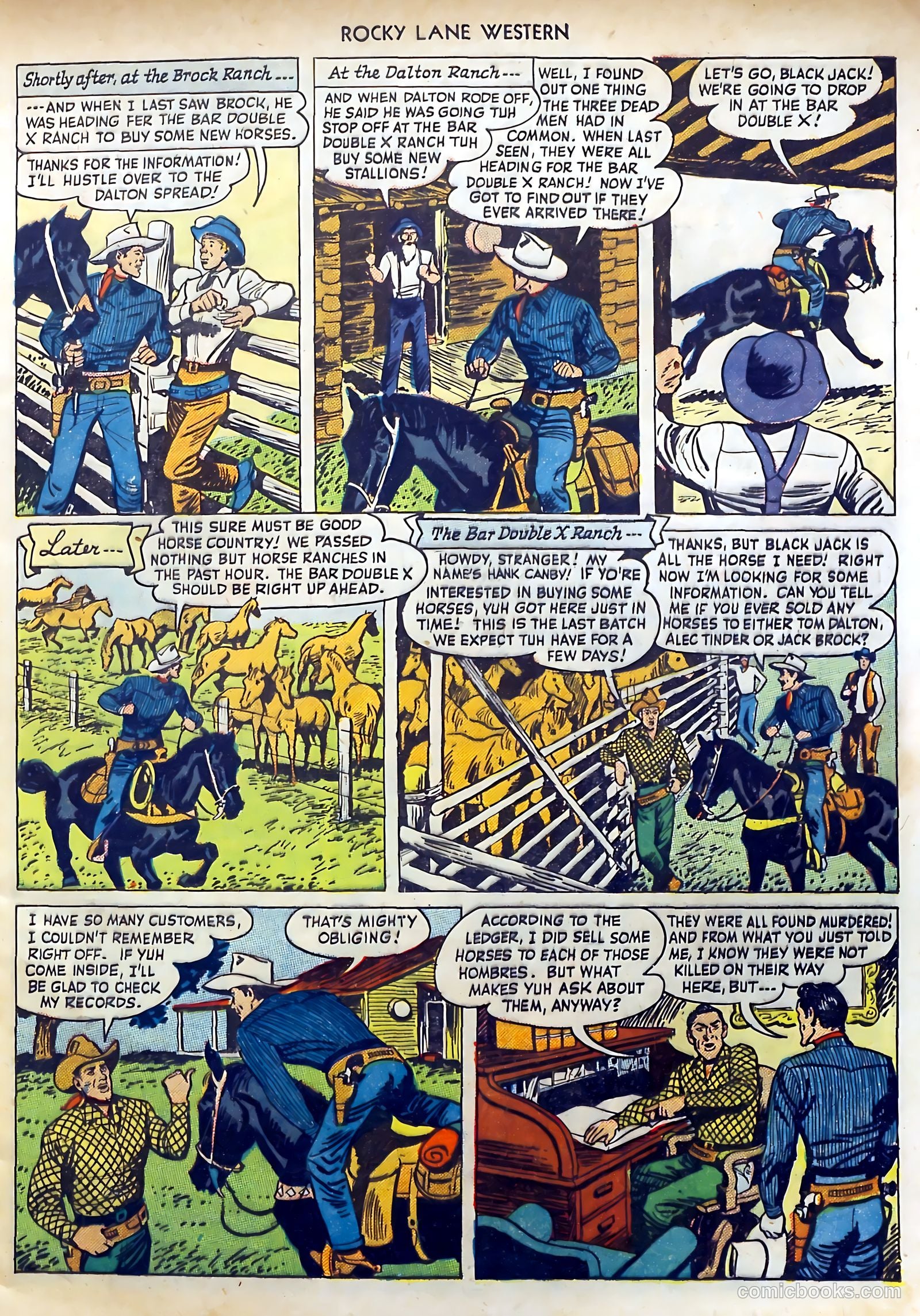 Rocky Lane Western #7 (1949) — page 5 of 52