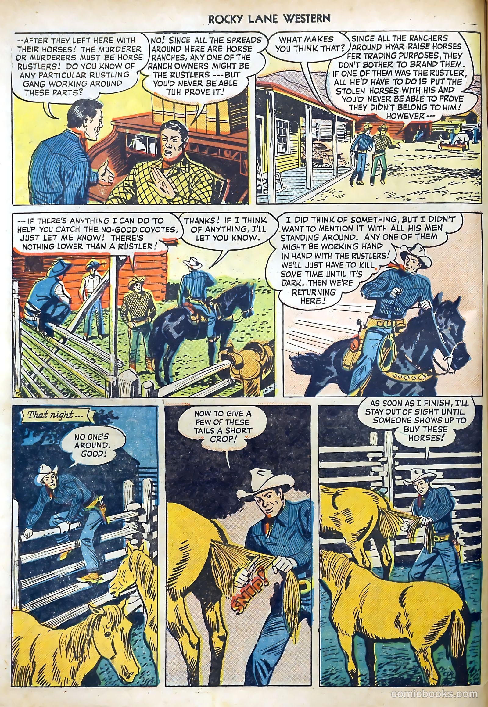 Rocky Lane Western #7 (1949) — page 6 of 52