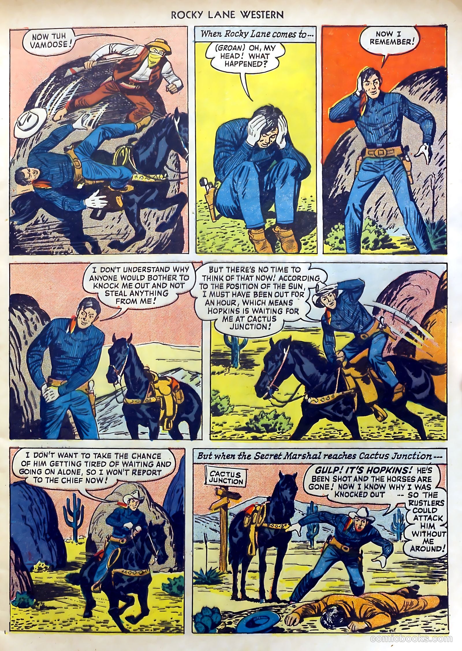 Rocky Lane Western #7 (1949) — page 9 of 52