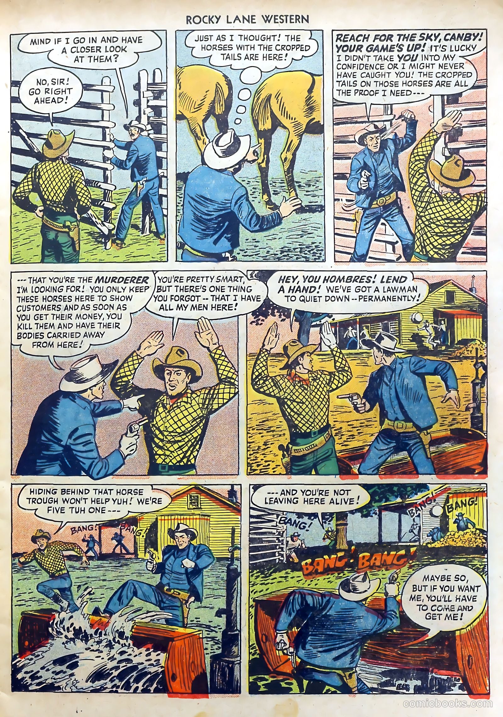 Rocky Lane Western #7 (1949) — page 11 of 52