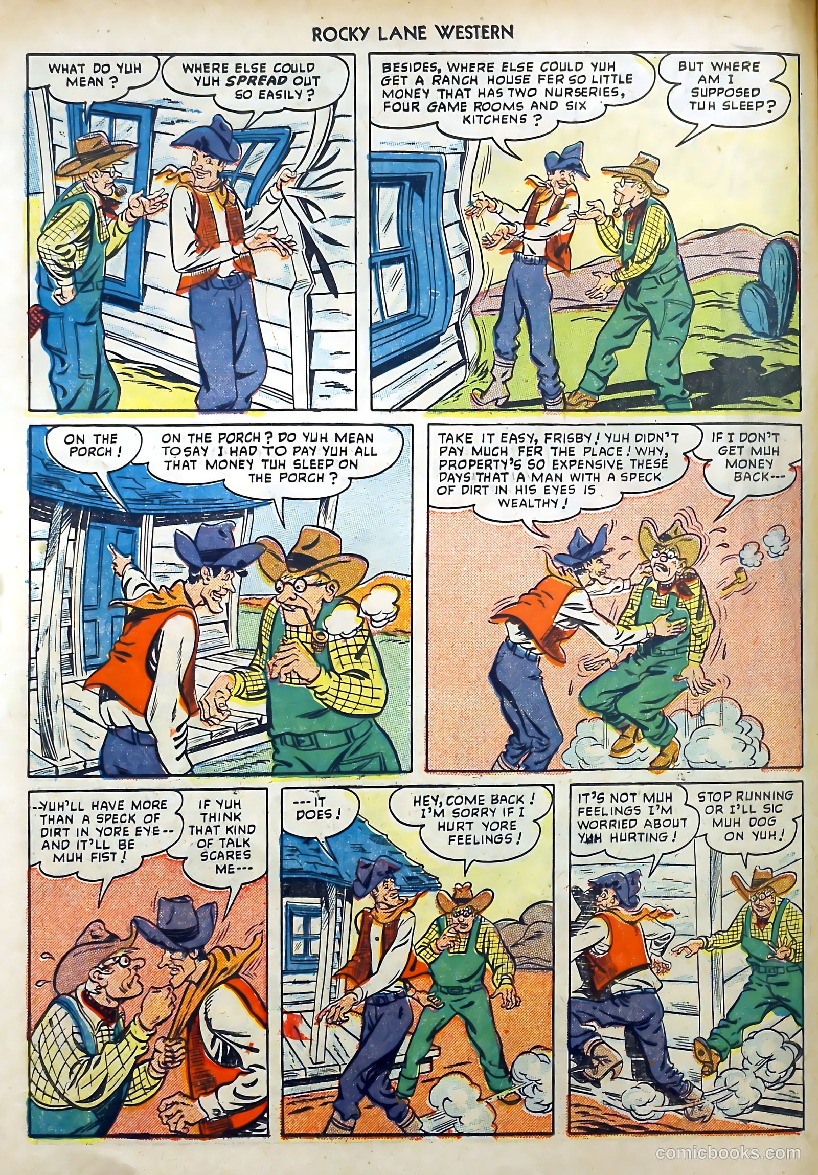 Rocky Lane Western #7 (1949) — page 18 of 52