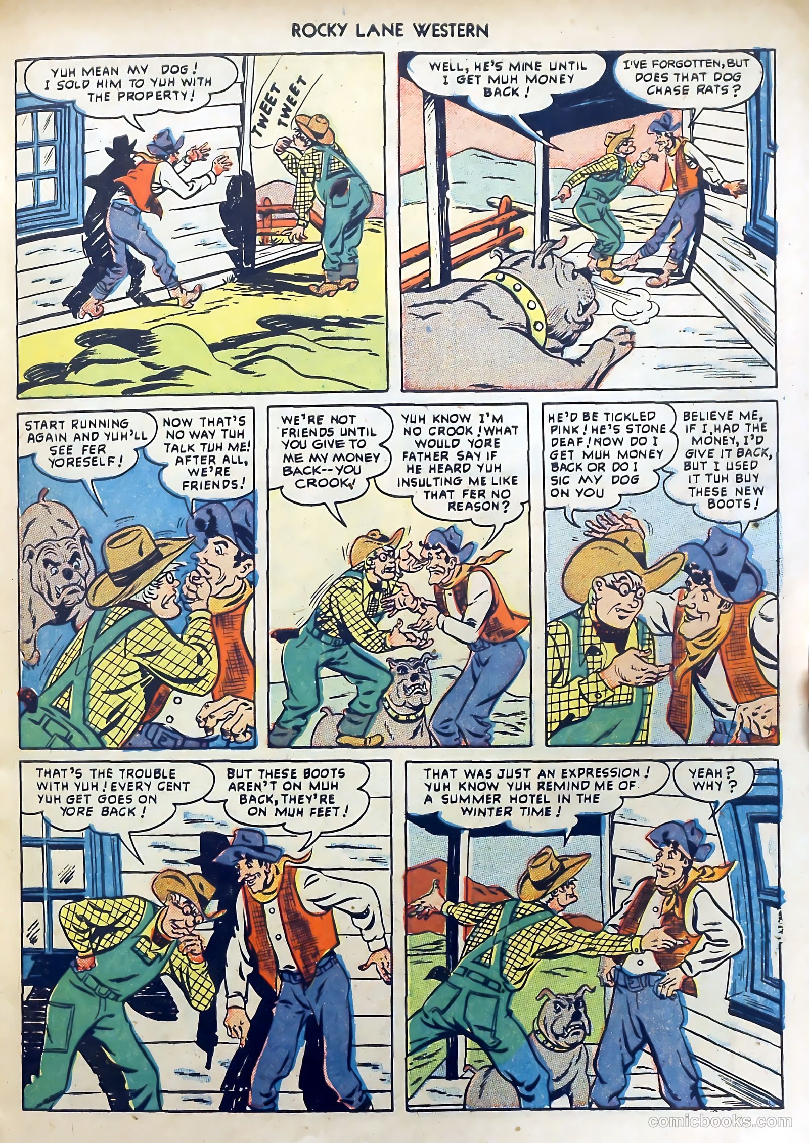 Rocky Lane Western #7 (1949) — page 19 of 52