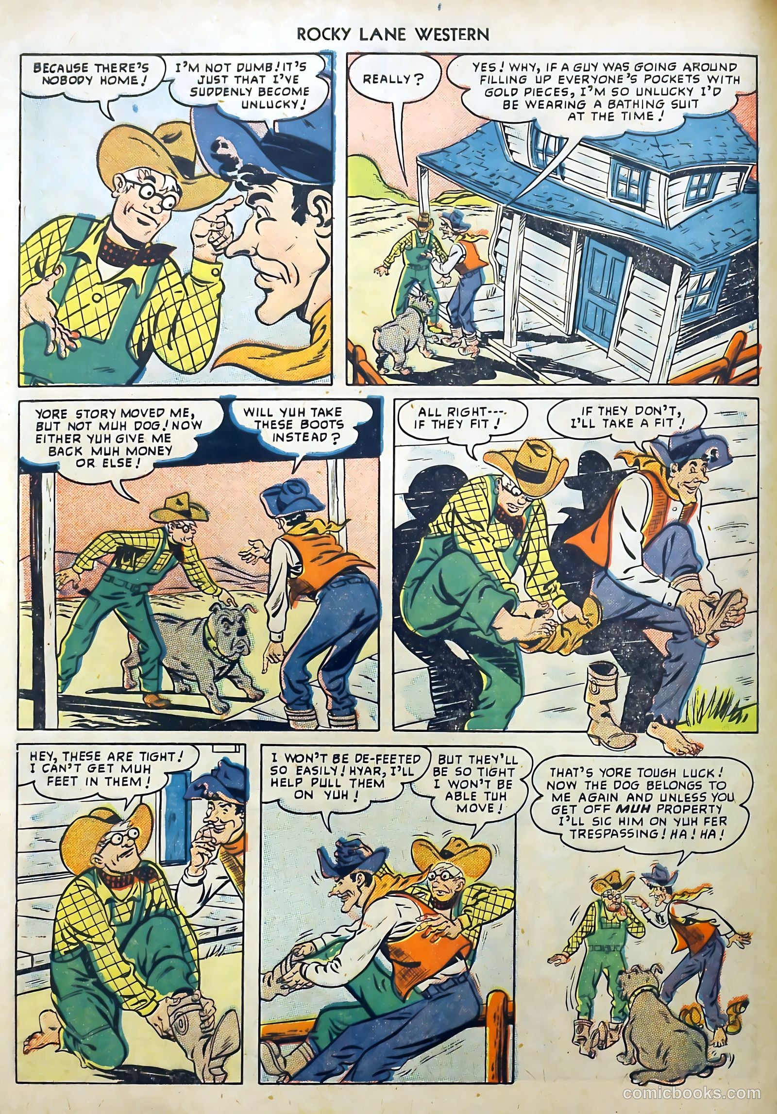 Rocky Lane Western #7 (1949) — page 20 of 52